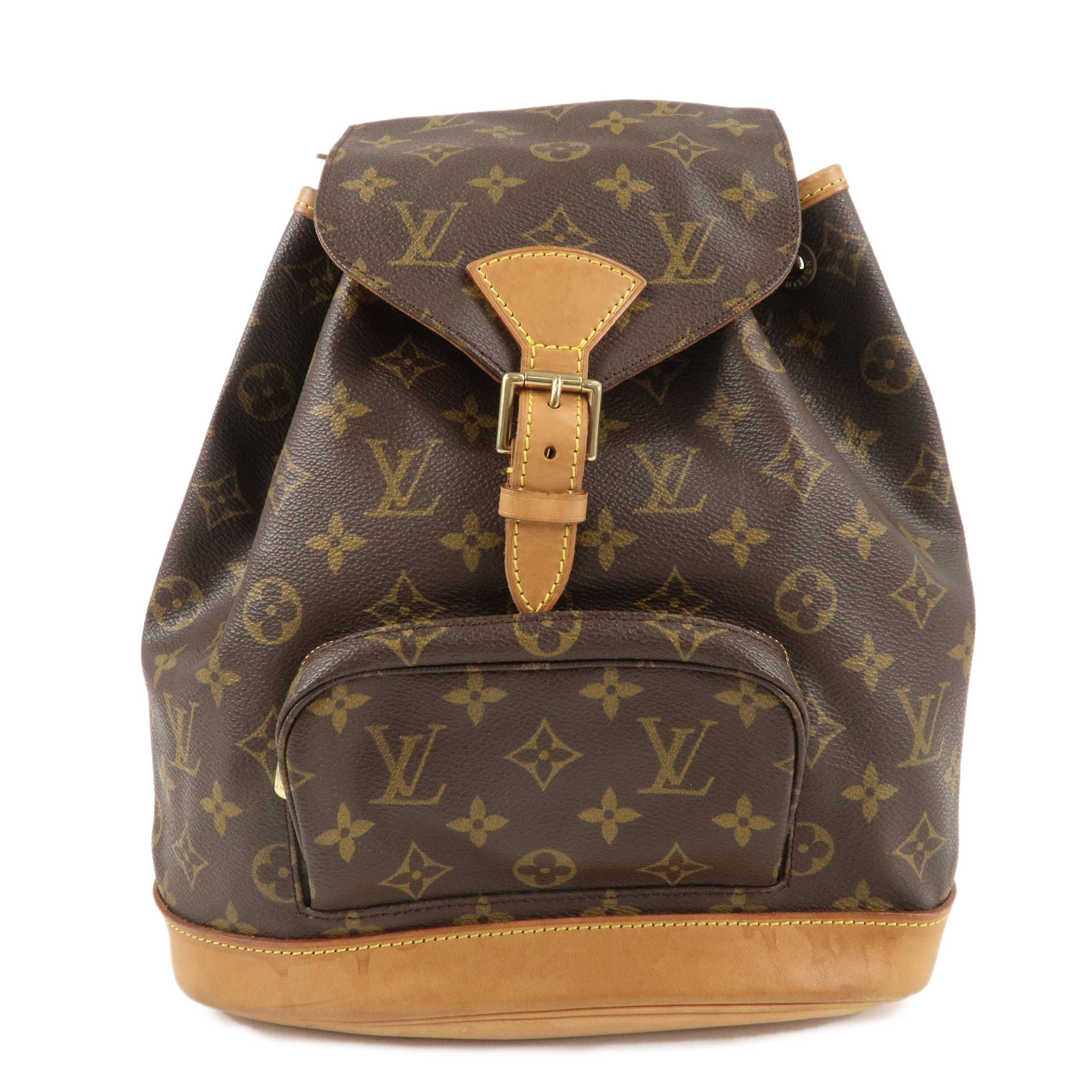 Louis Vuitton Monogram Montsouris MM Back Pack Backpack  M51136