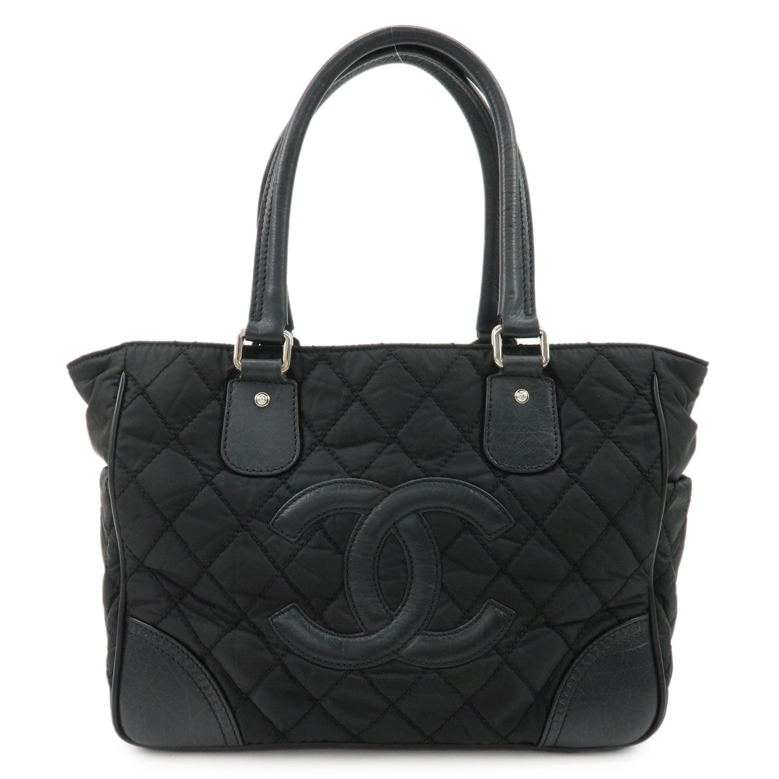 CHANEL-Paris-New-York-Wild-Stitch-Nylon-Leather-Coco-Mark-Tote-Bag