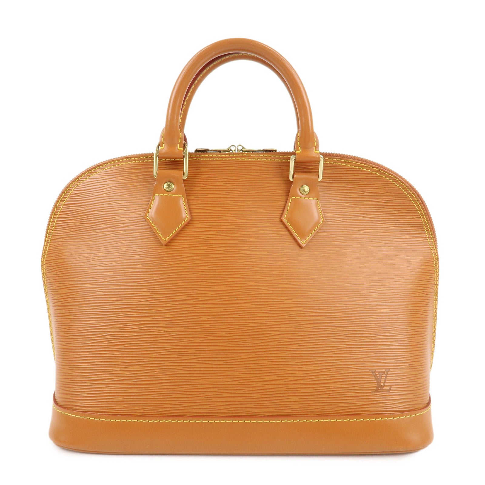 Louis-Vuitton-Epi-Alma-Leather-Hand-Bag-Zipangu-Gold-M52148