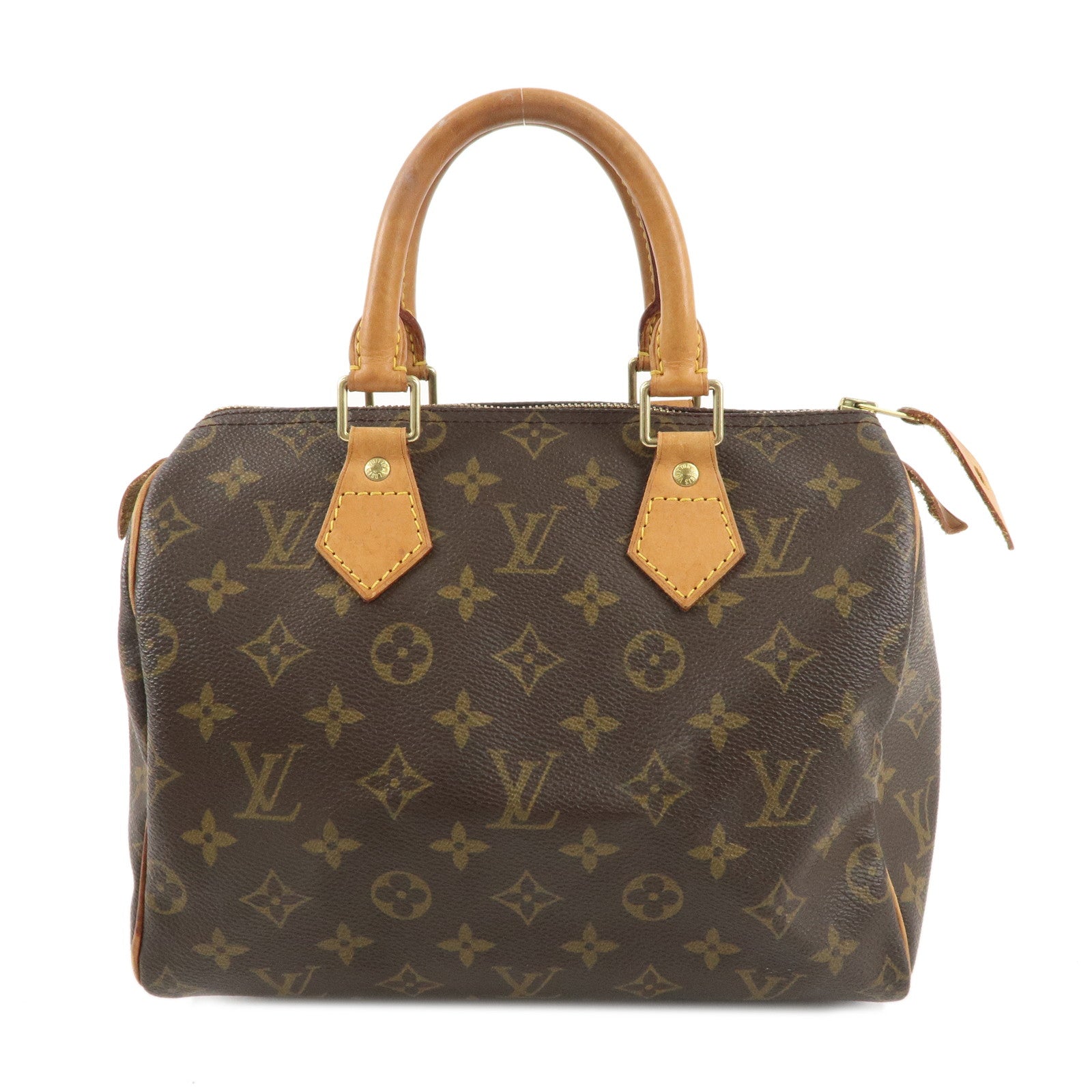 Louis Vuitton Monogram Speedy 25 Hand Bag Boston Bag M41528