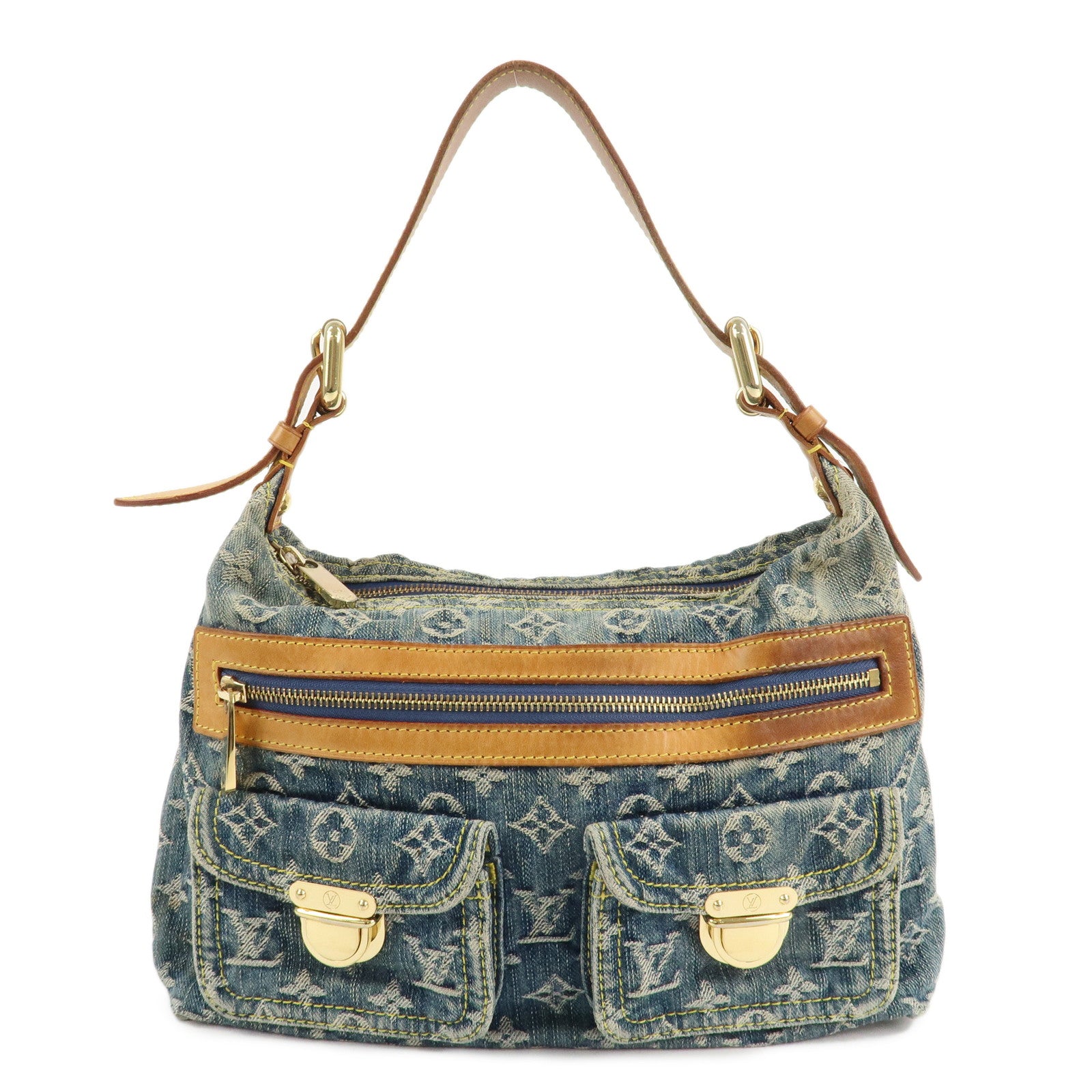 Louis-Vuitton-Monogram-Denim-Baggy-PM-2Way-Shoulder-Bag-M95049