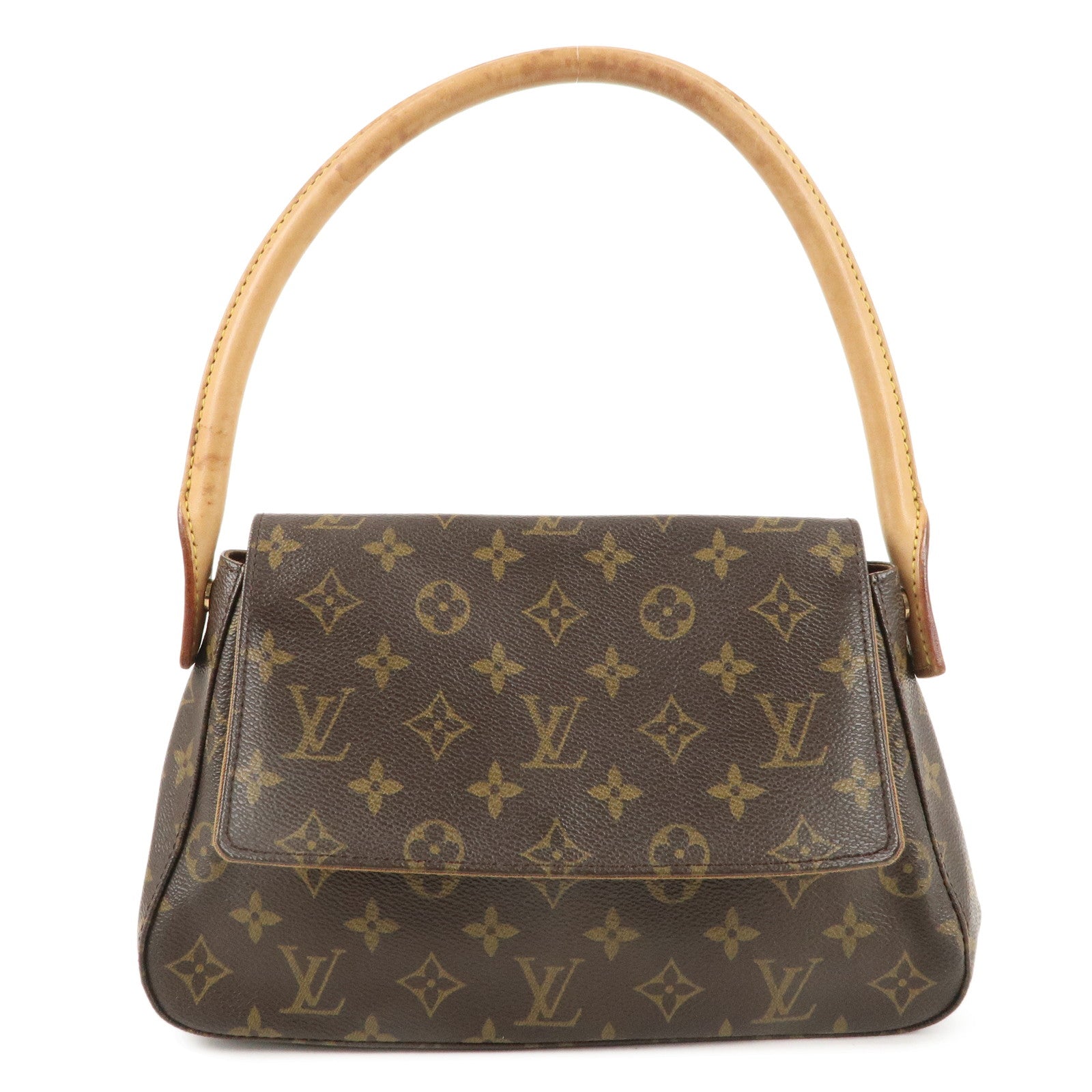 Louis-Vuitton-Monogram-Mini-Looping-Shoulder-Bag-Hand-Bag-M51147