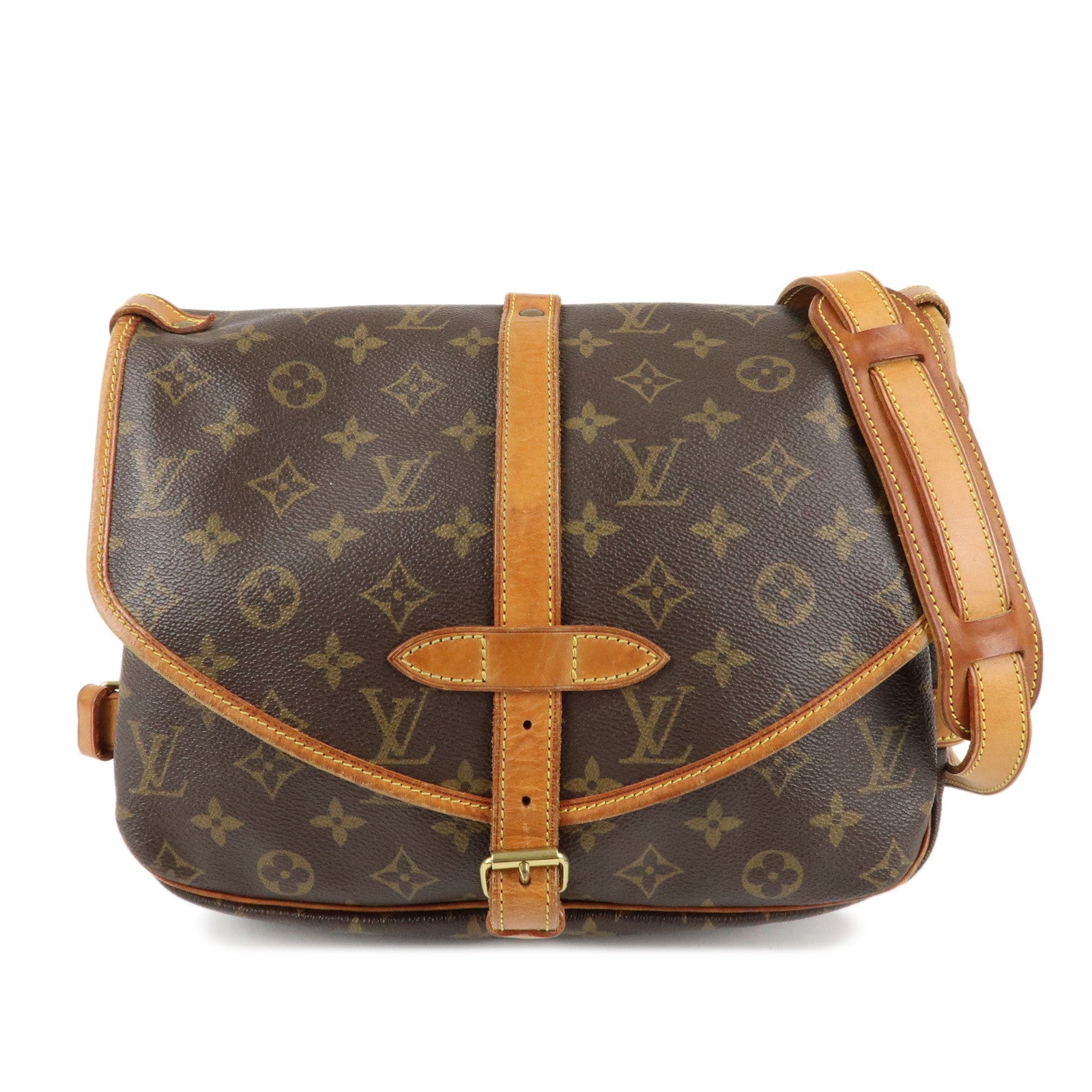 Louis-Vuitton-Monogram-Saumur-30-Crossbody-Bag-Brown-M42256