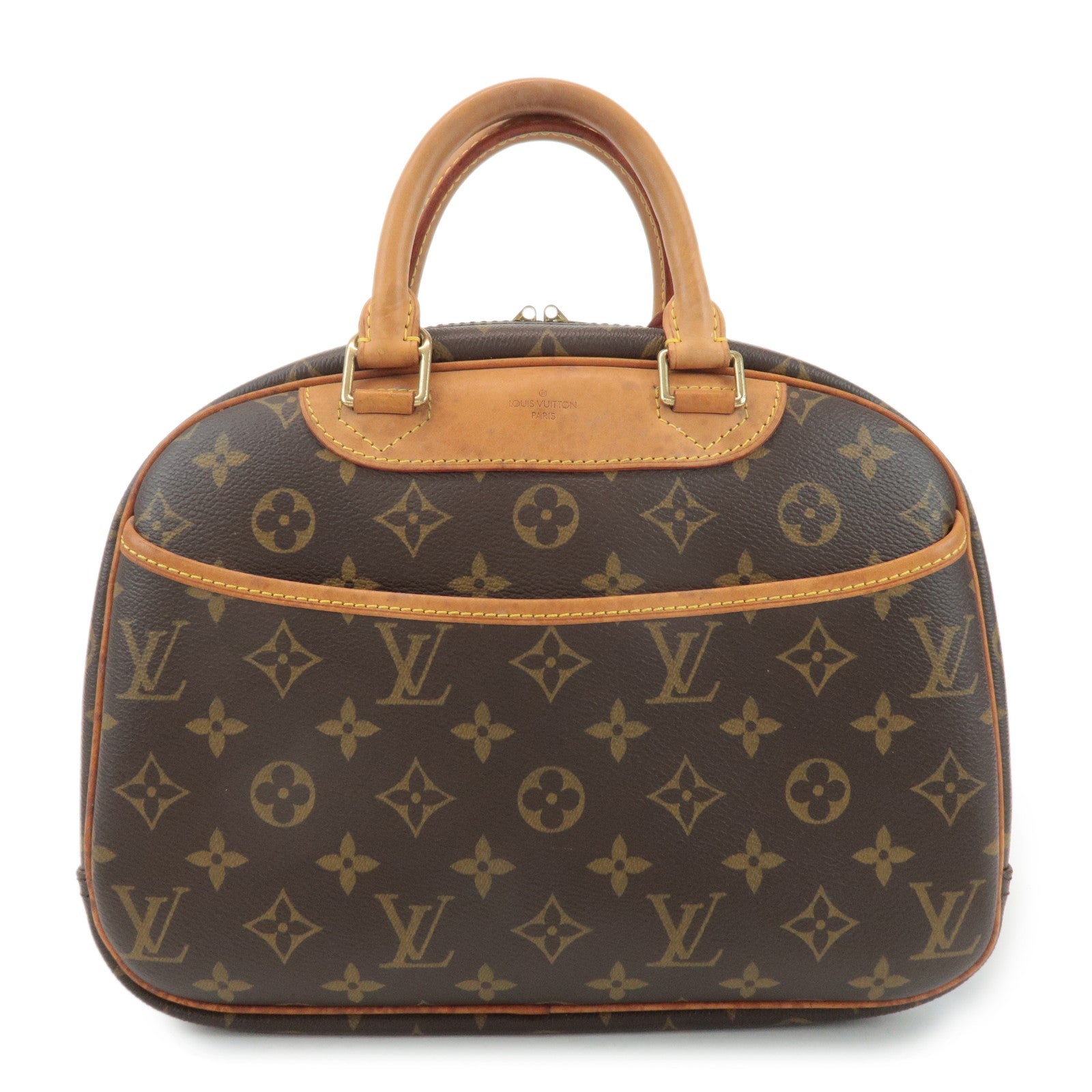 Louis-Vuitton-Monogram-Trueville-Hand-Bag-Brown-M42228