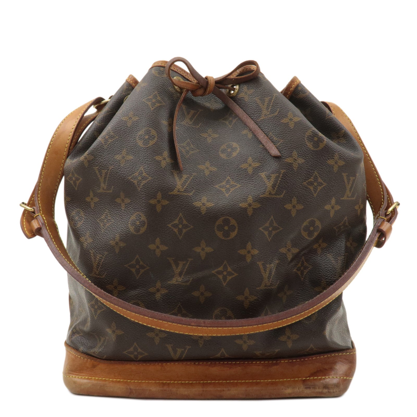 Louis Vuitton Monogram Noe Shoulder Bag Hand Bag Brown M42224