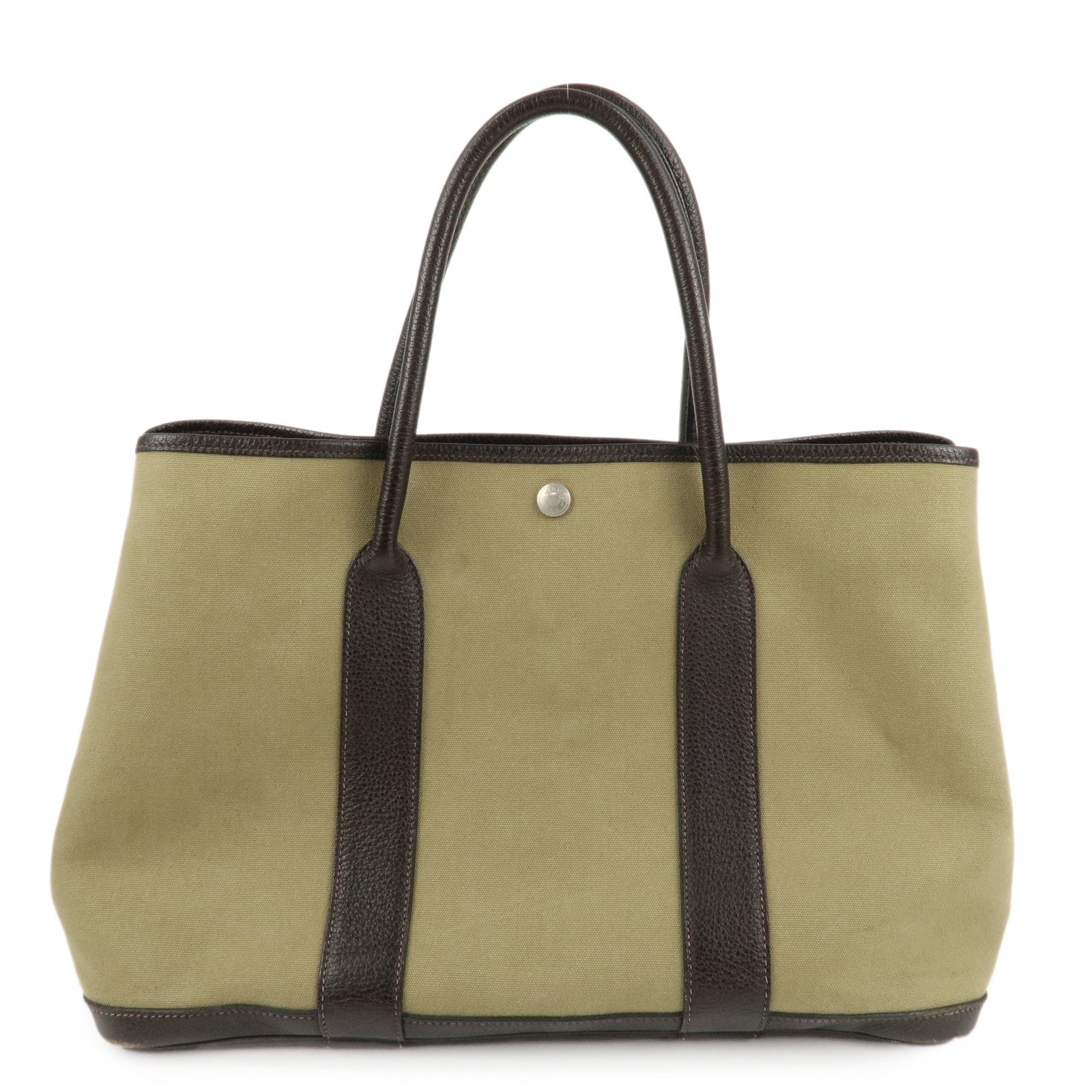 HERMES-ToileOfficier-Garden-Party-PM-T-Stamped-Tote-Bag-Khaki