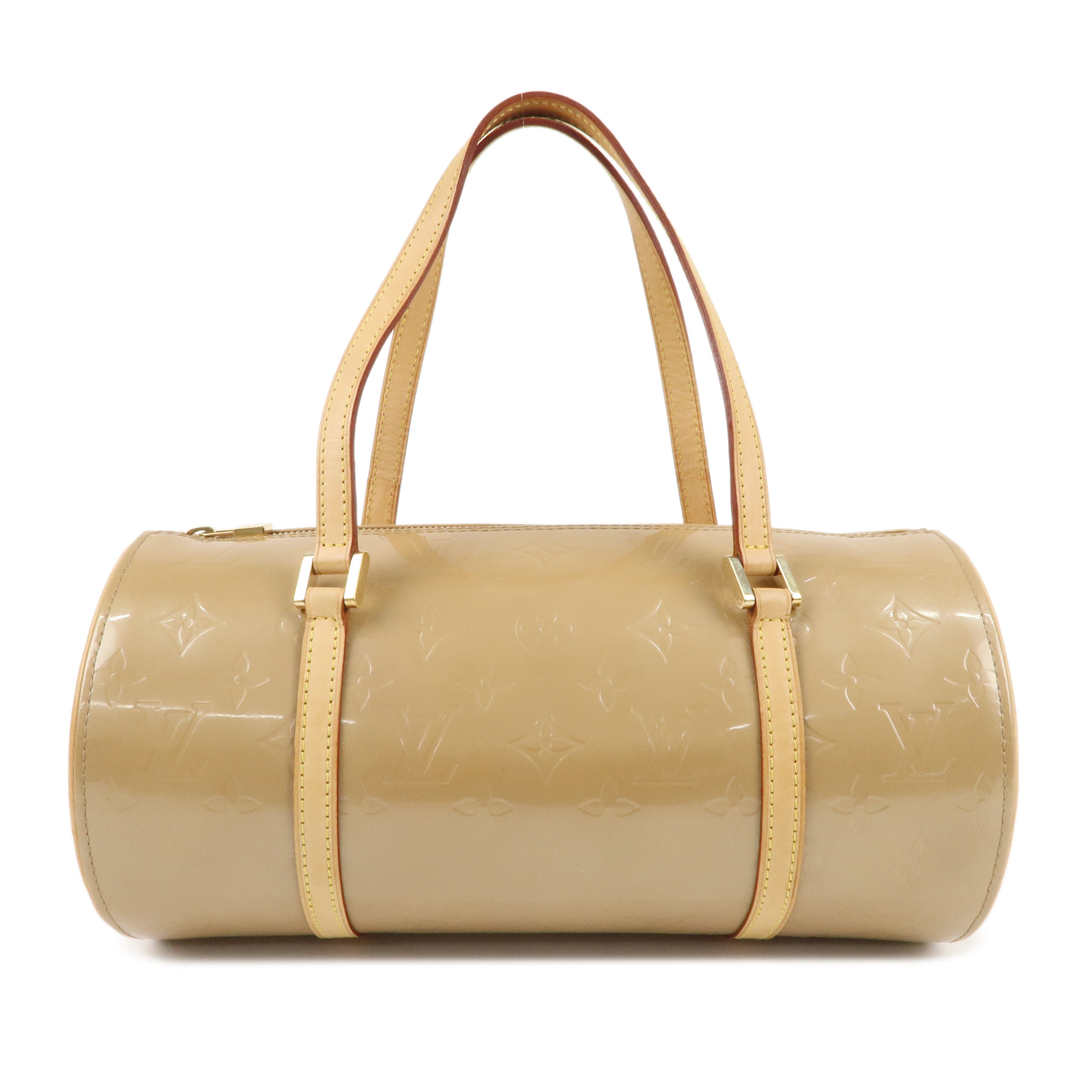 Louis Vuitton Monogram Vernis Bedford Hand Bag Beige M91329