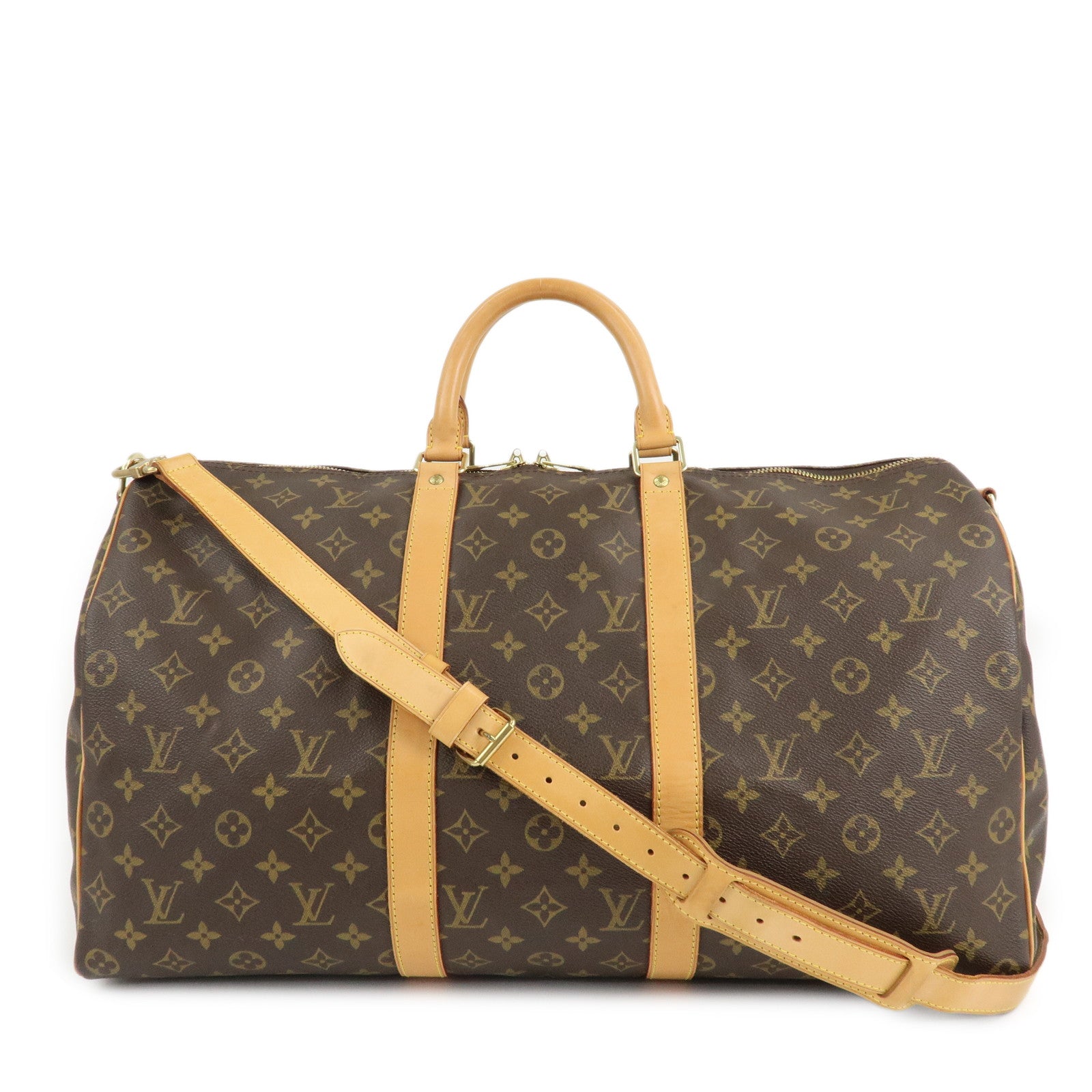 Louis-Vuitton-Monogram-Keep-All-Bandouliere-50-&-Shoulder-Strap