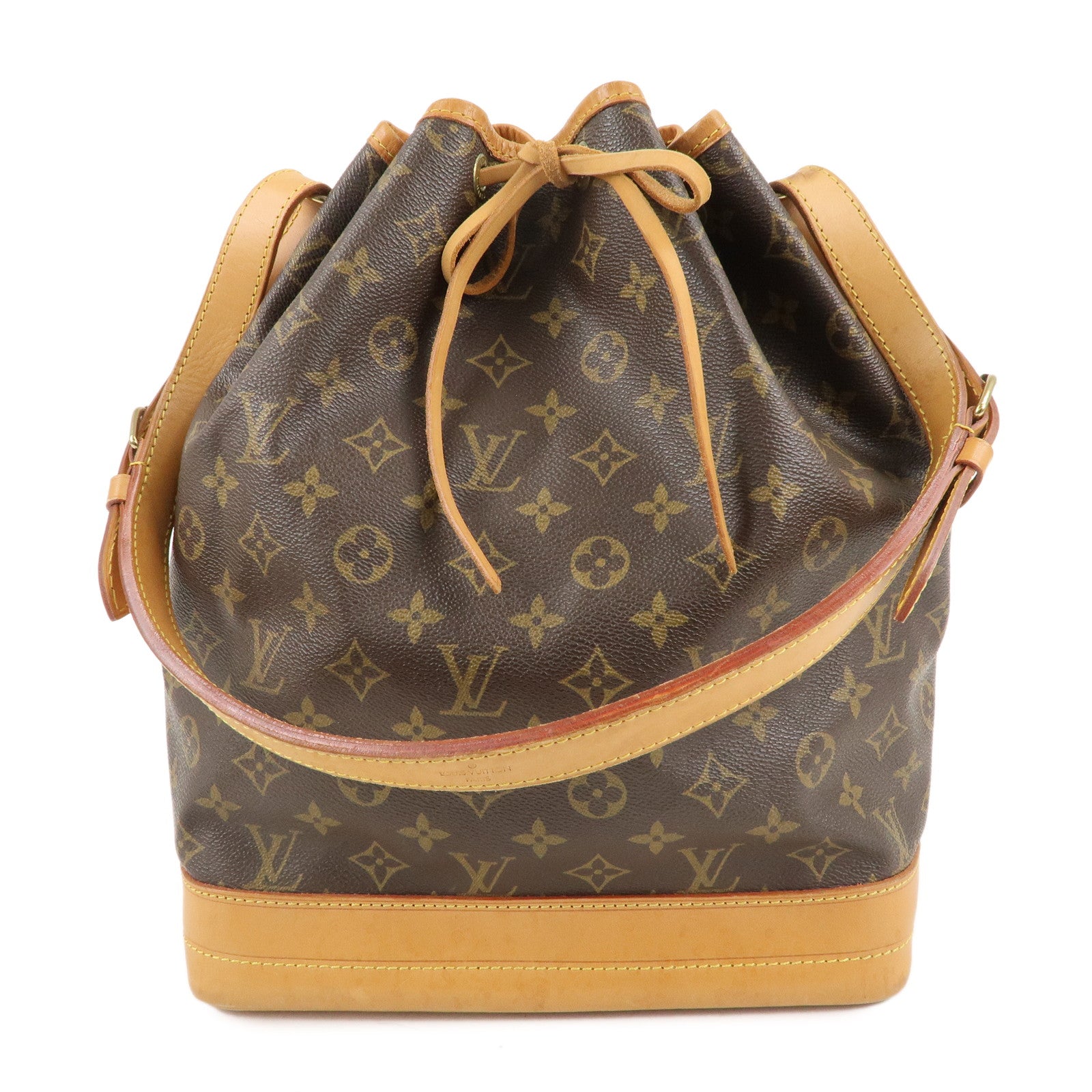 Louis Vuitton Monogram Noe Shoulder Bag Hand Bag Brown M42224