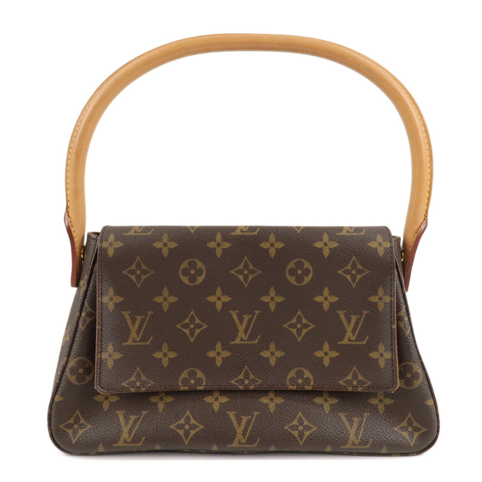 Louis-Vuitton-Monogram-Mini-Looping-Shoulder-Bag-Hand-Bag-M51147