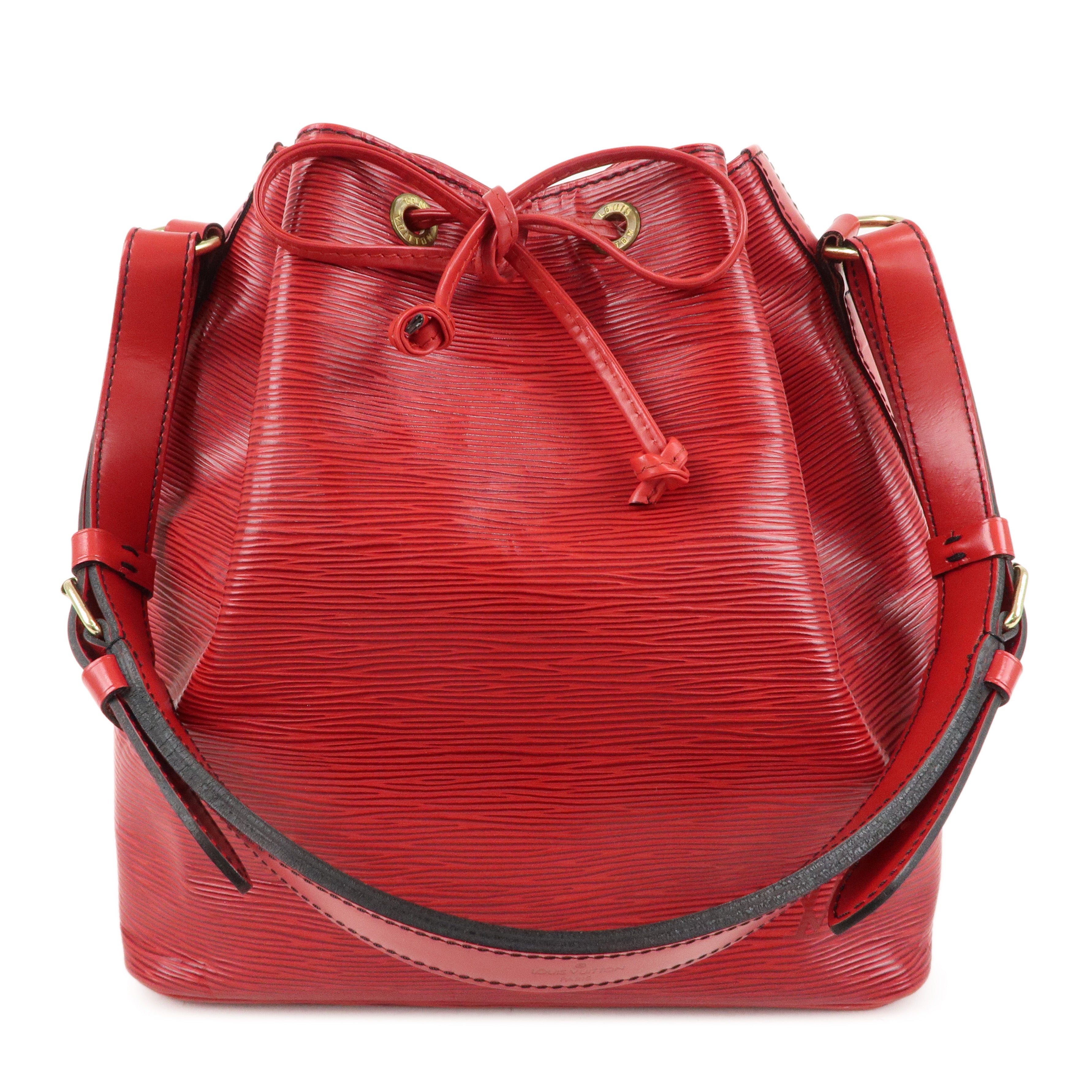 Louis Vuitton Epi Petit Noe Shoulder Bag Castilian Red M44107