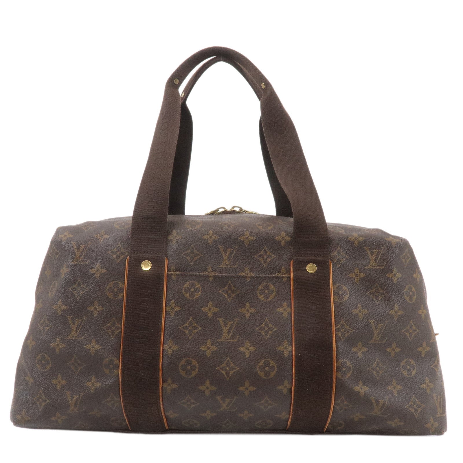 Louis Vuitton Monogram Weekender MM Boston Bag Brown M40476