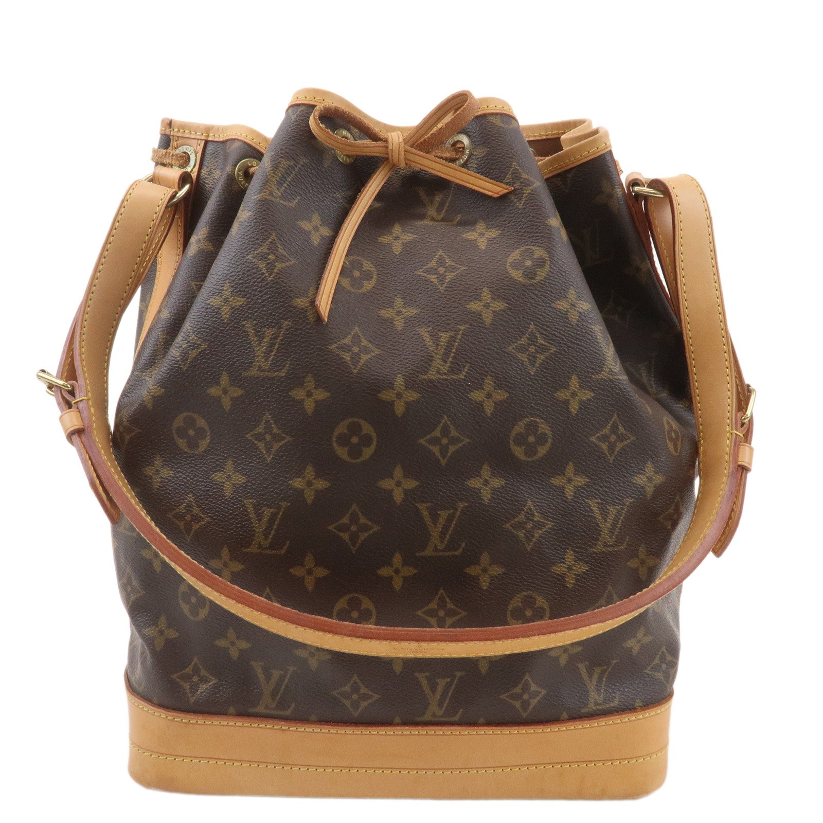 Louis-Vuitton-Monogram-Noe-Shoulder-Bag-Hand-Bag-Brown-M42224