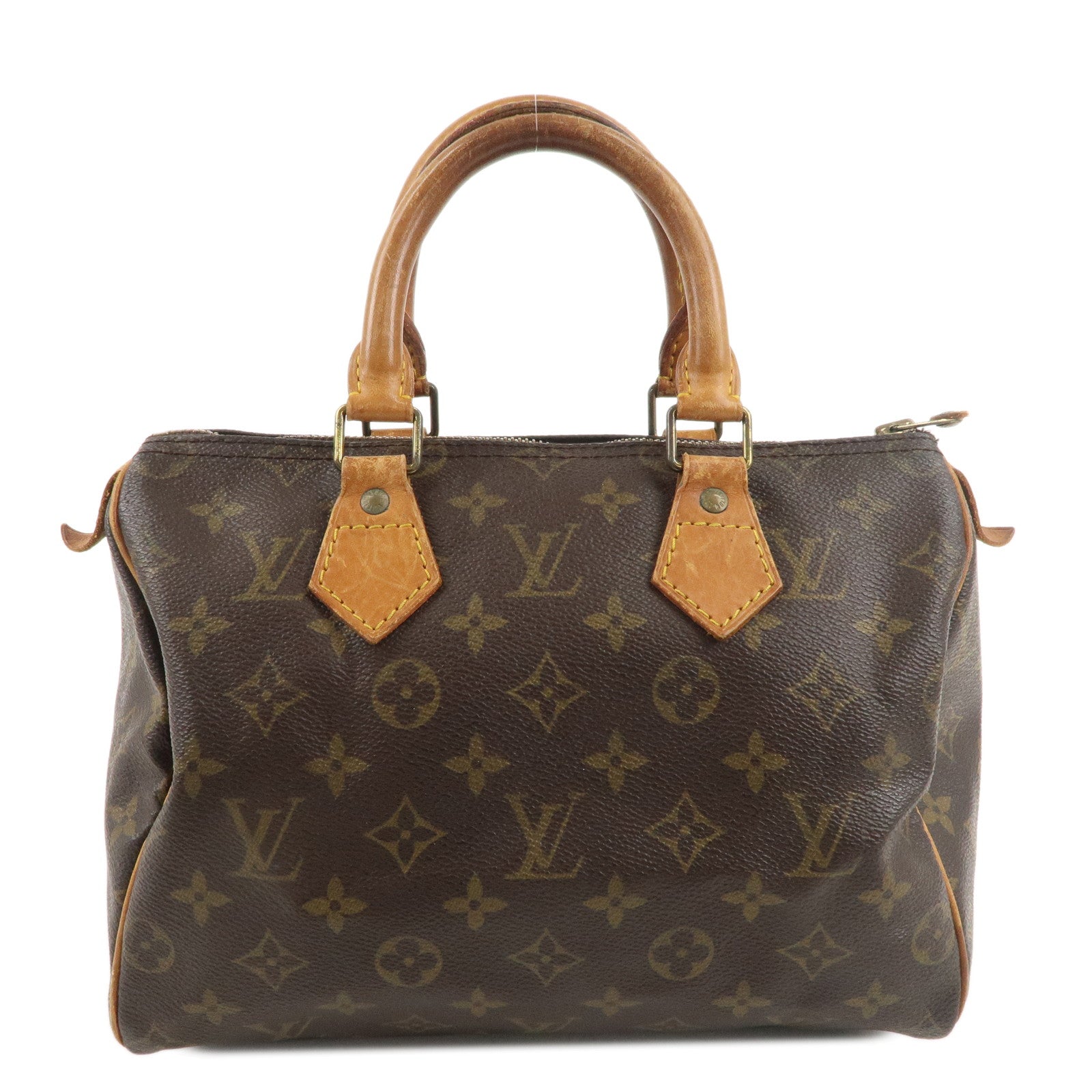 Louis Vuitton Monogram Speedy 25 Hand Bag Boston Bag M41528