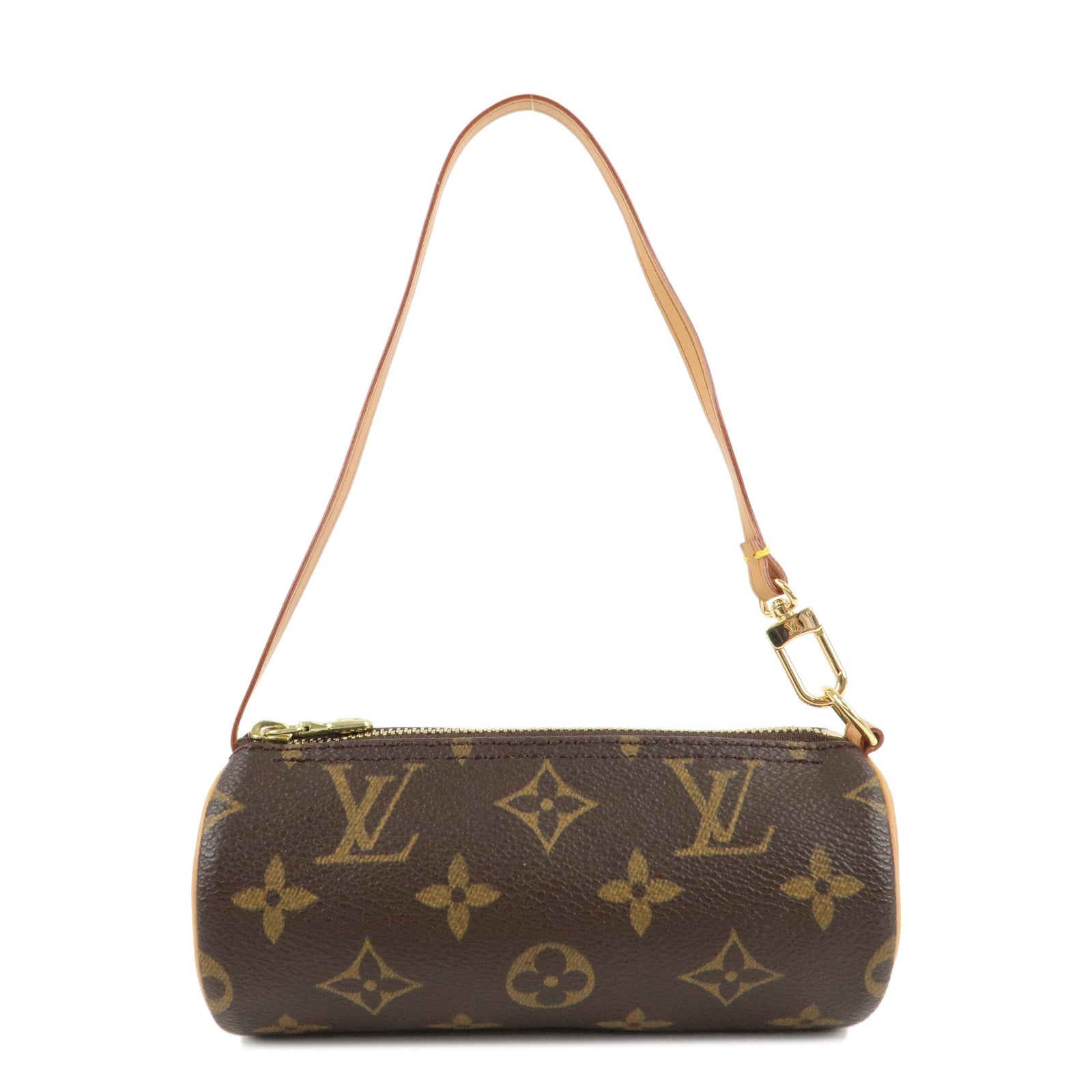 Louis-Vuitton-Monogram-Mini-Pouch-for-Papillon-Bag-Brown