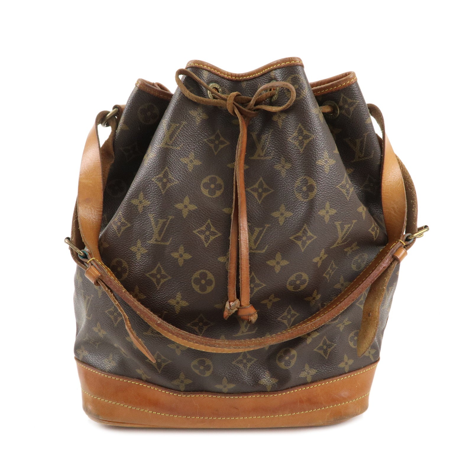 Louis-Vuitton-Monogram-Noe-Shoulder-Bag-Hand-Bag-Brown-M42224