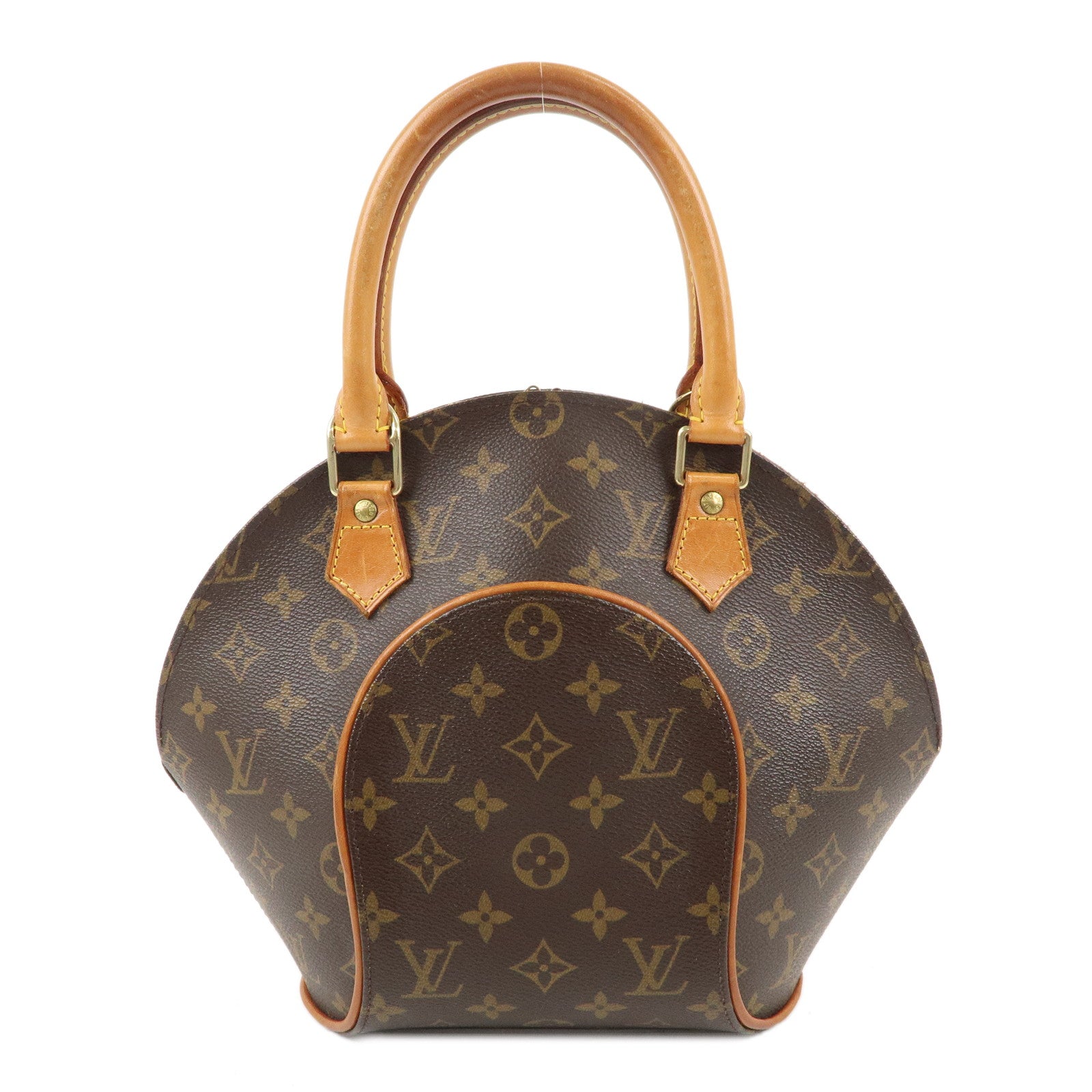 Louis Vuitton Monogram Ellipse PM Hand Bag Brown M51127