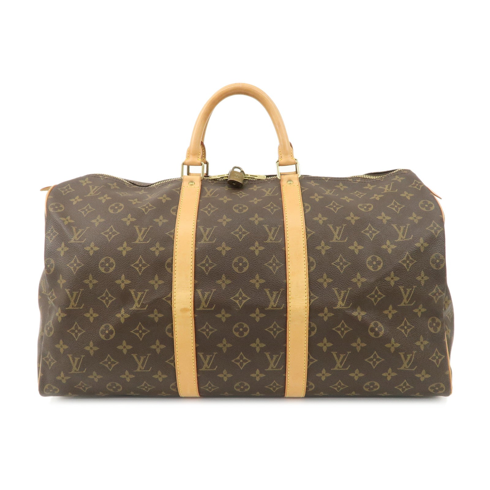 Louis-Vuitton-Monogram-Keep-All-50-Bag-Boston-Bag-Brown-M41426