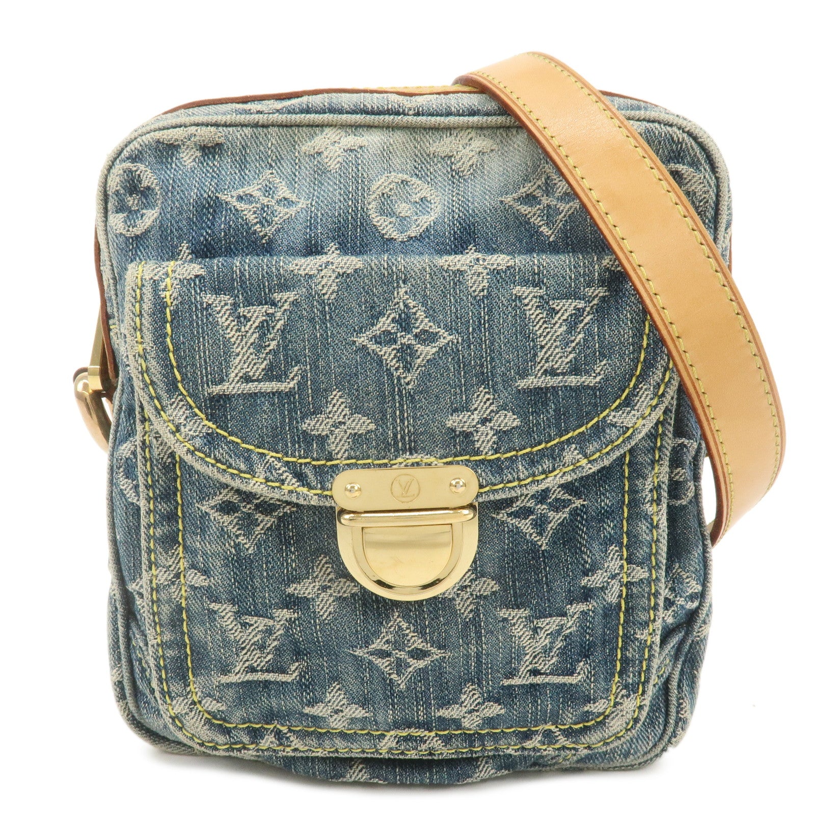 Louis-Vuitton-Monogram-Denim-Camera-Bag-Shoulder-Bag-Blue-M95348