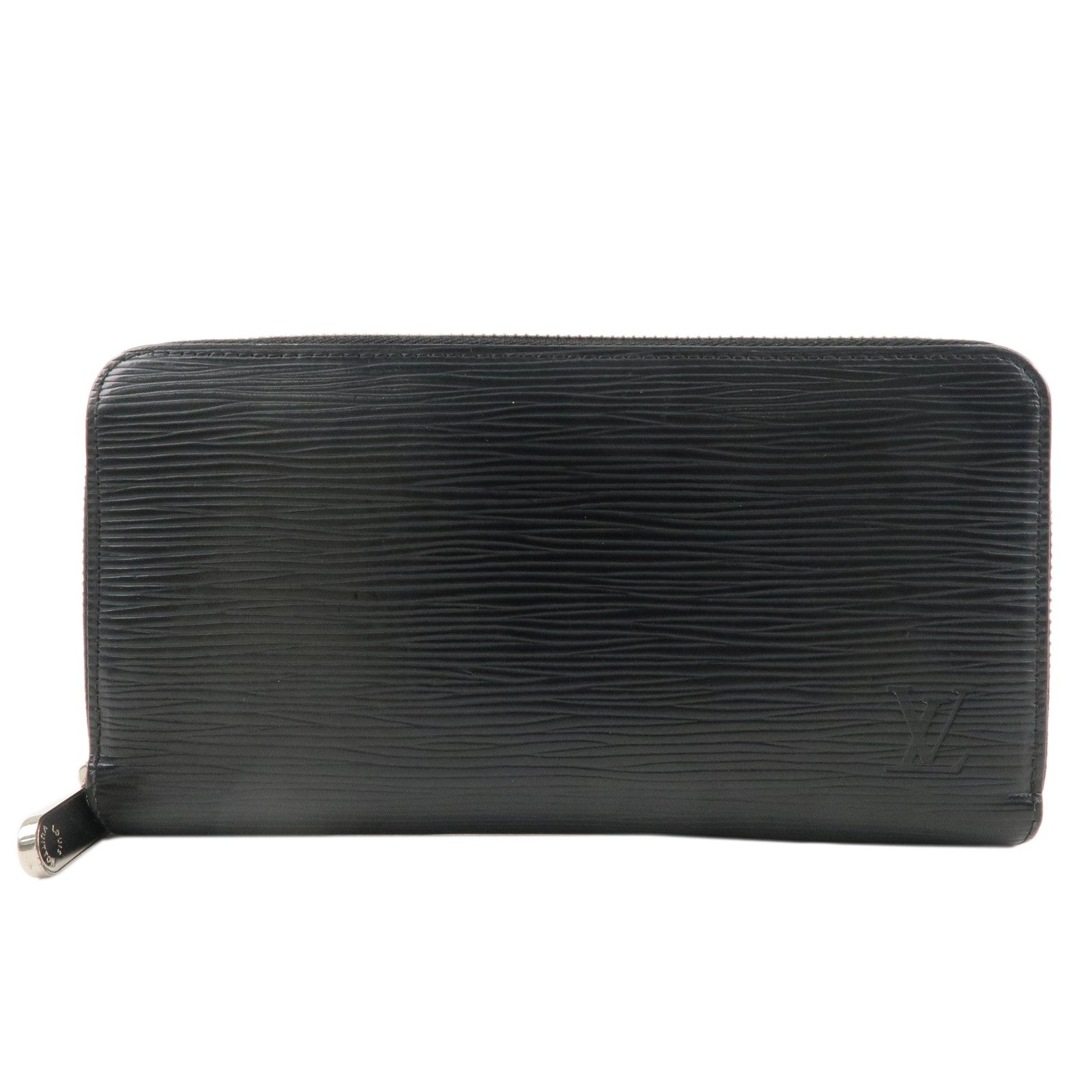 Louis Vuitton Epi Zippy Wallet Zip Around Wallet Noir M61857