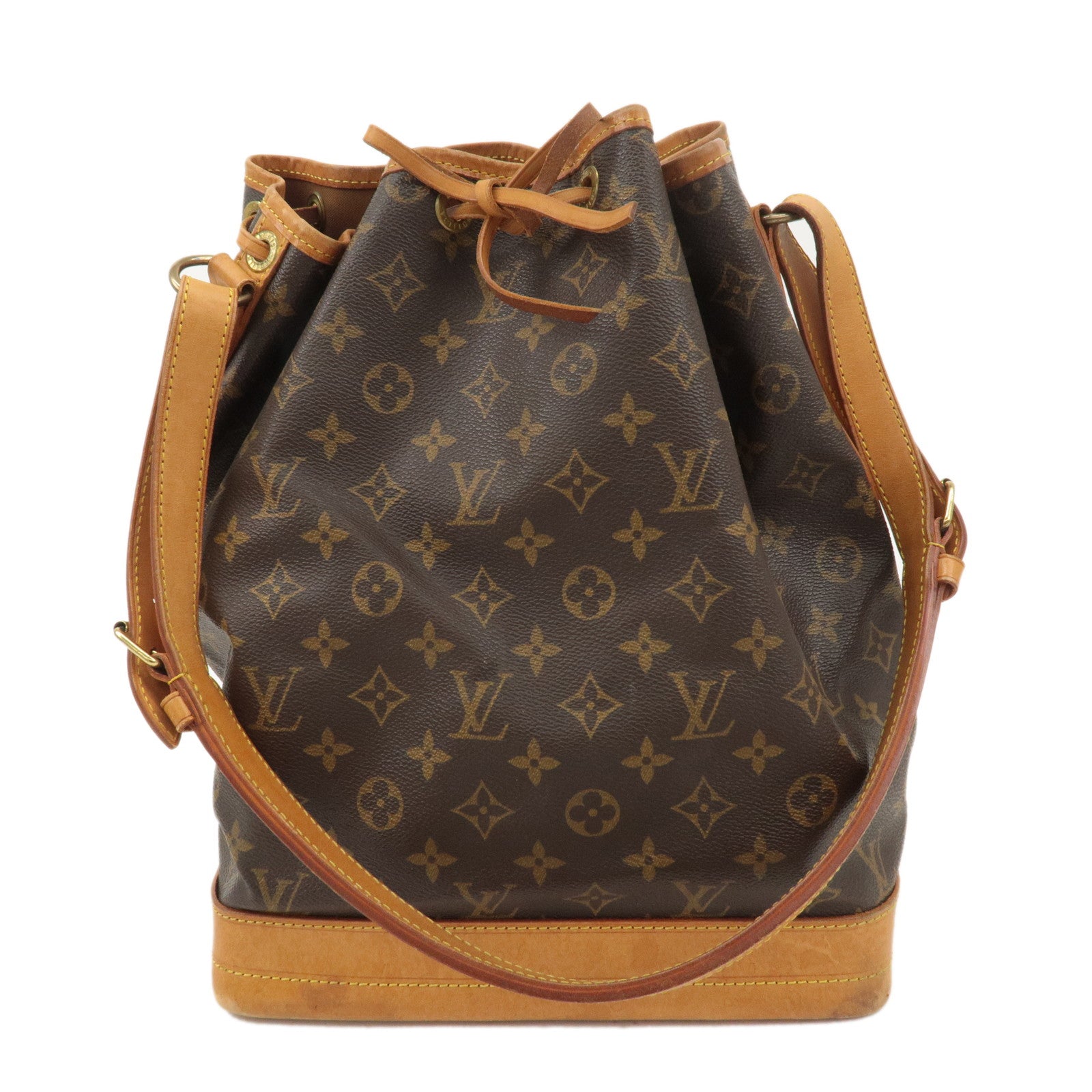 Louis Vuitton Monogram Noe Shoulder Bag Hand Bag Brown M42224