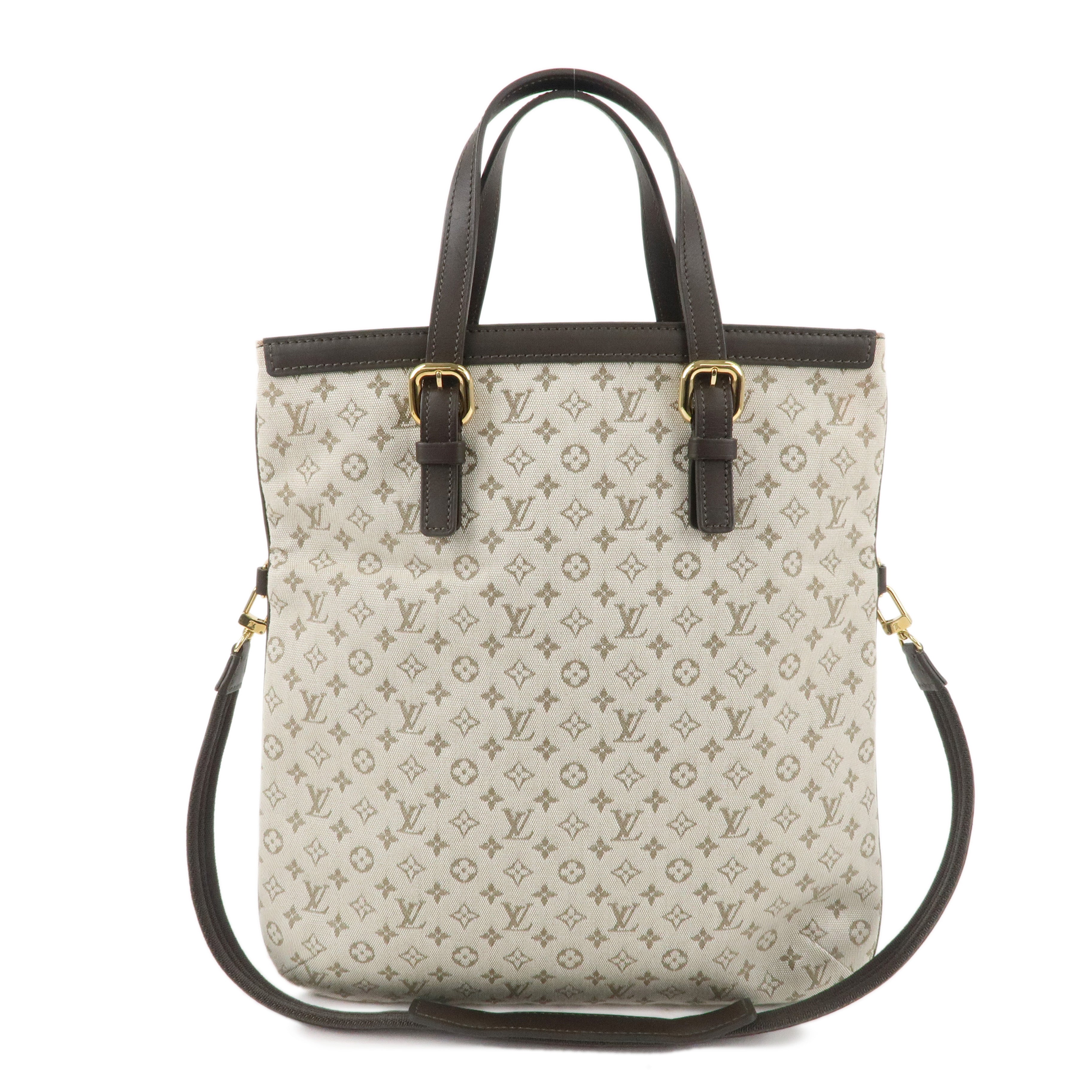 Louis Vuitton Monogram Mini Francoise Hand Bag Khaki M92209