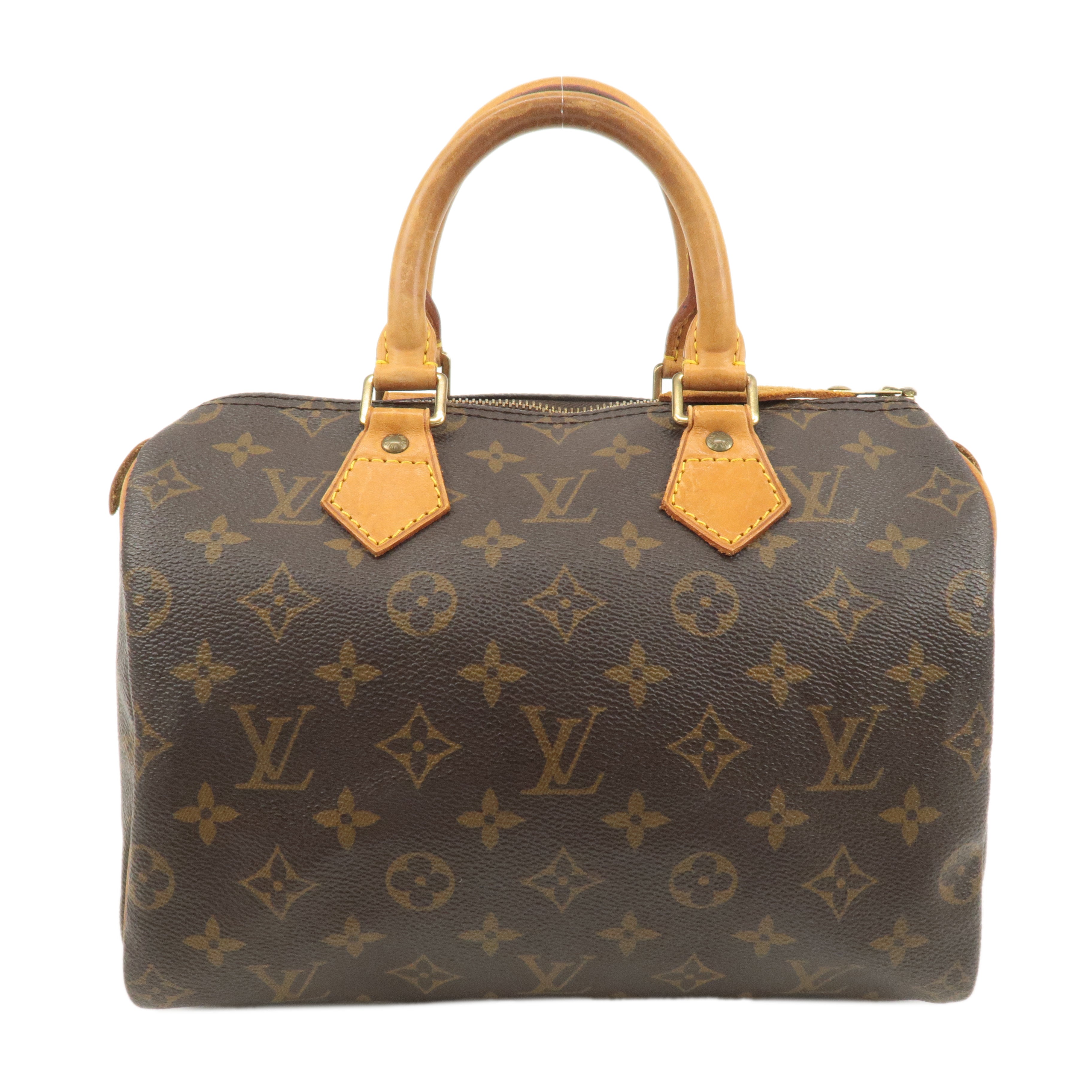 Louis Vuitton Monogram Speedy 25 Hand Bag Boston Bag M41528