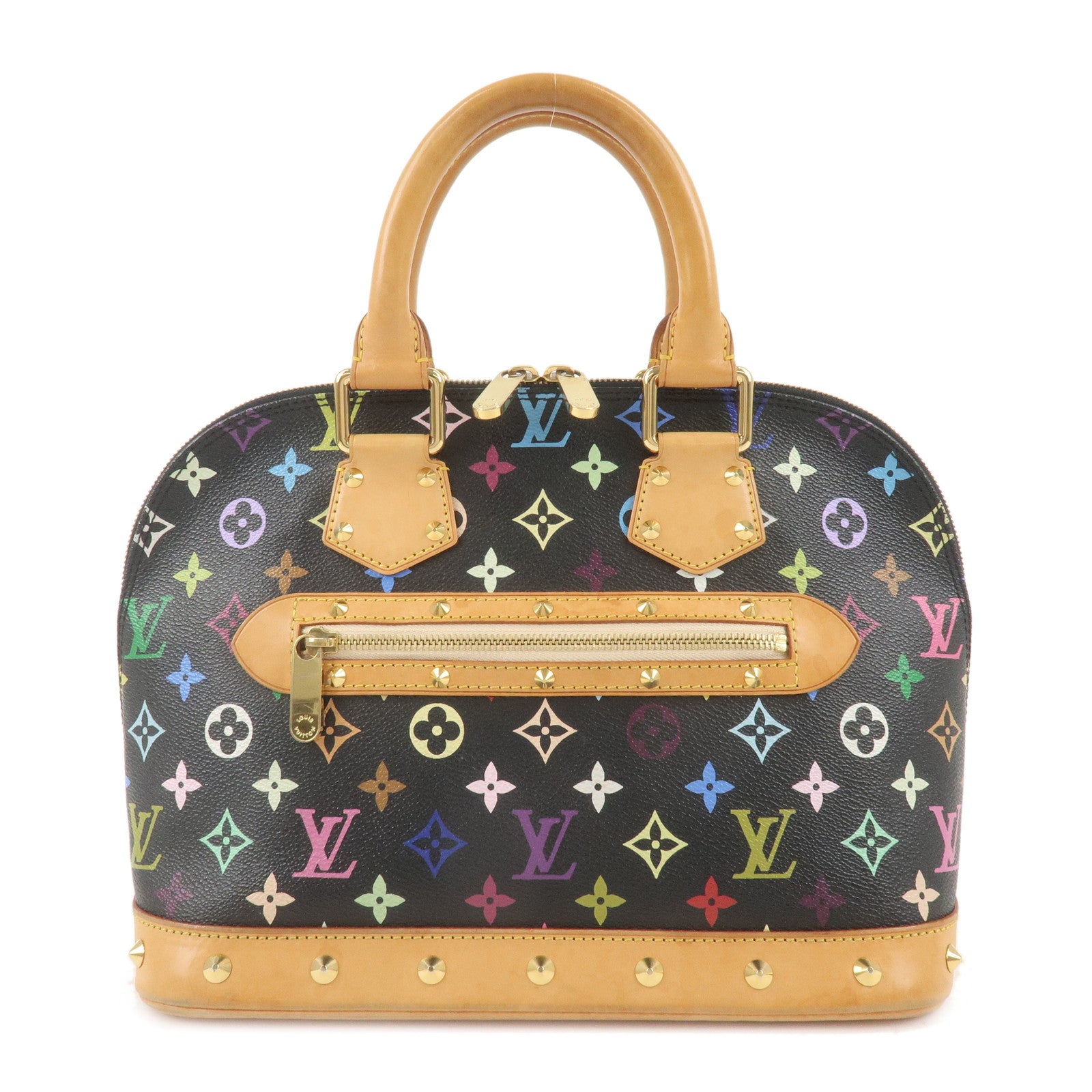 Louis-Vuitton-Monogram-Multicolor-Alma-Hand-Bag-Noir-M92646