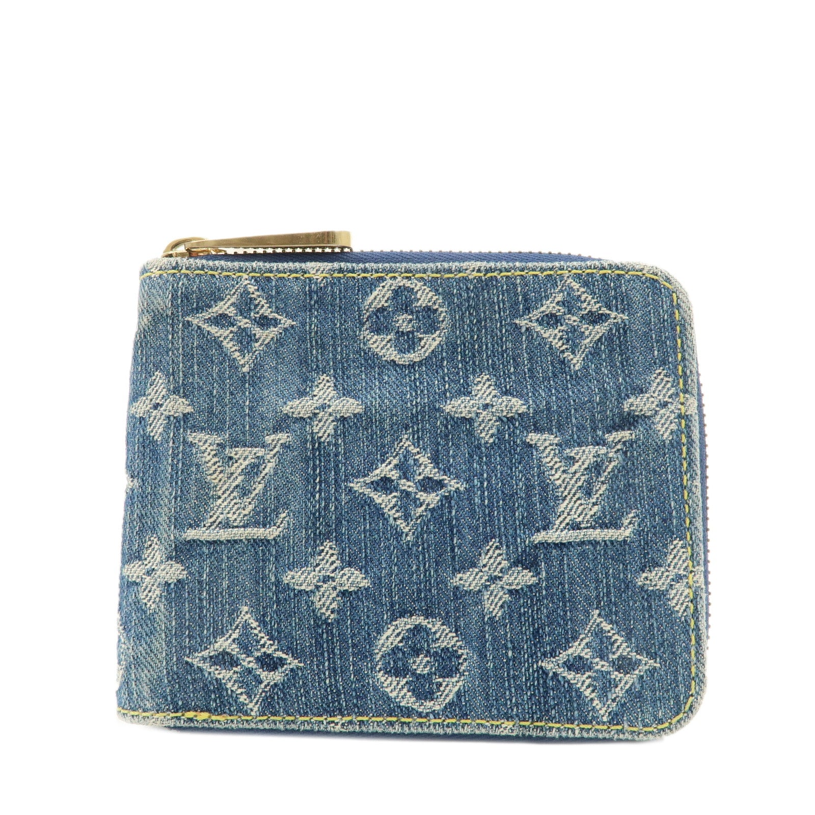 Louis-Vuitton-Monogram-Denim-Mini-Zippy-Wallet-M95342-Blue