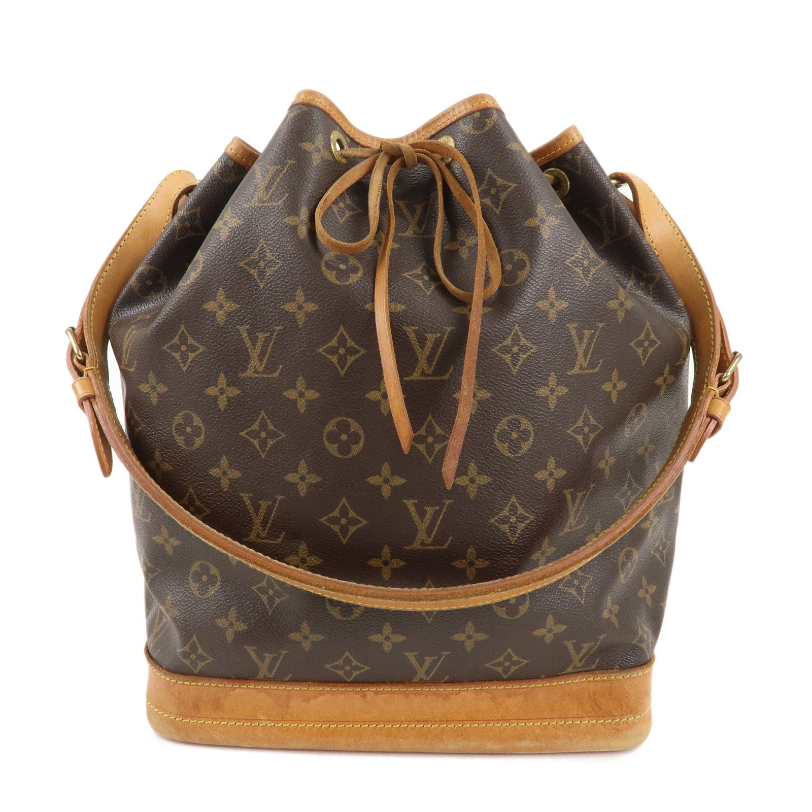 Louis-Vuitton-Monogram-Noe-Shoulder-Bag-Hand-Bag-Brown-M42224