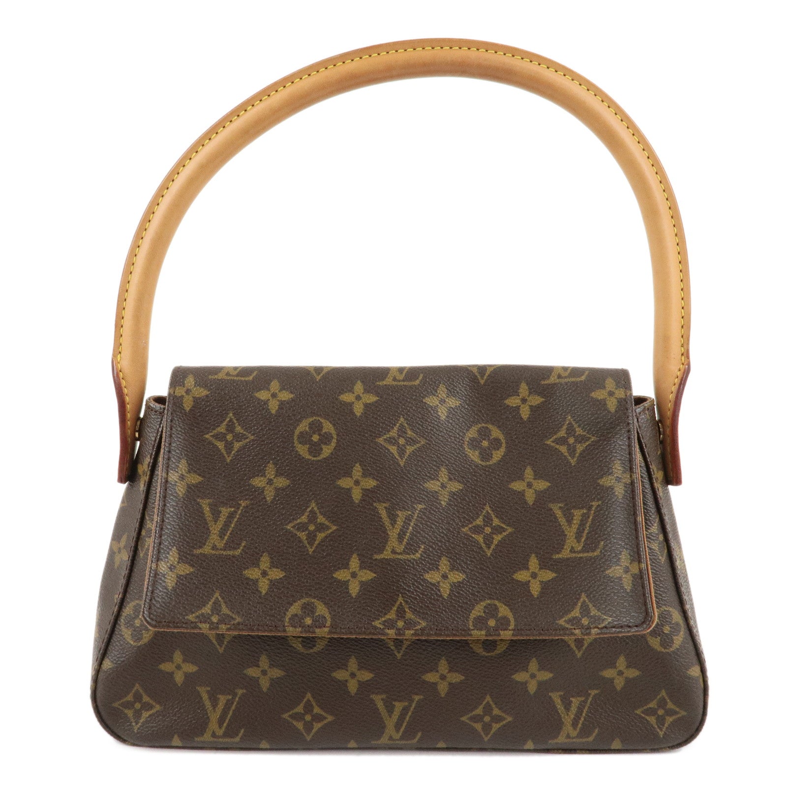 Louis-Vuitton-Monogram-Mini-Looping-Shoulder-Bag-Hand-Bag-M51147