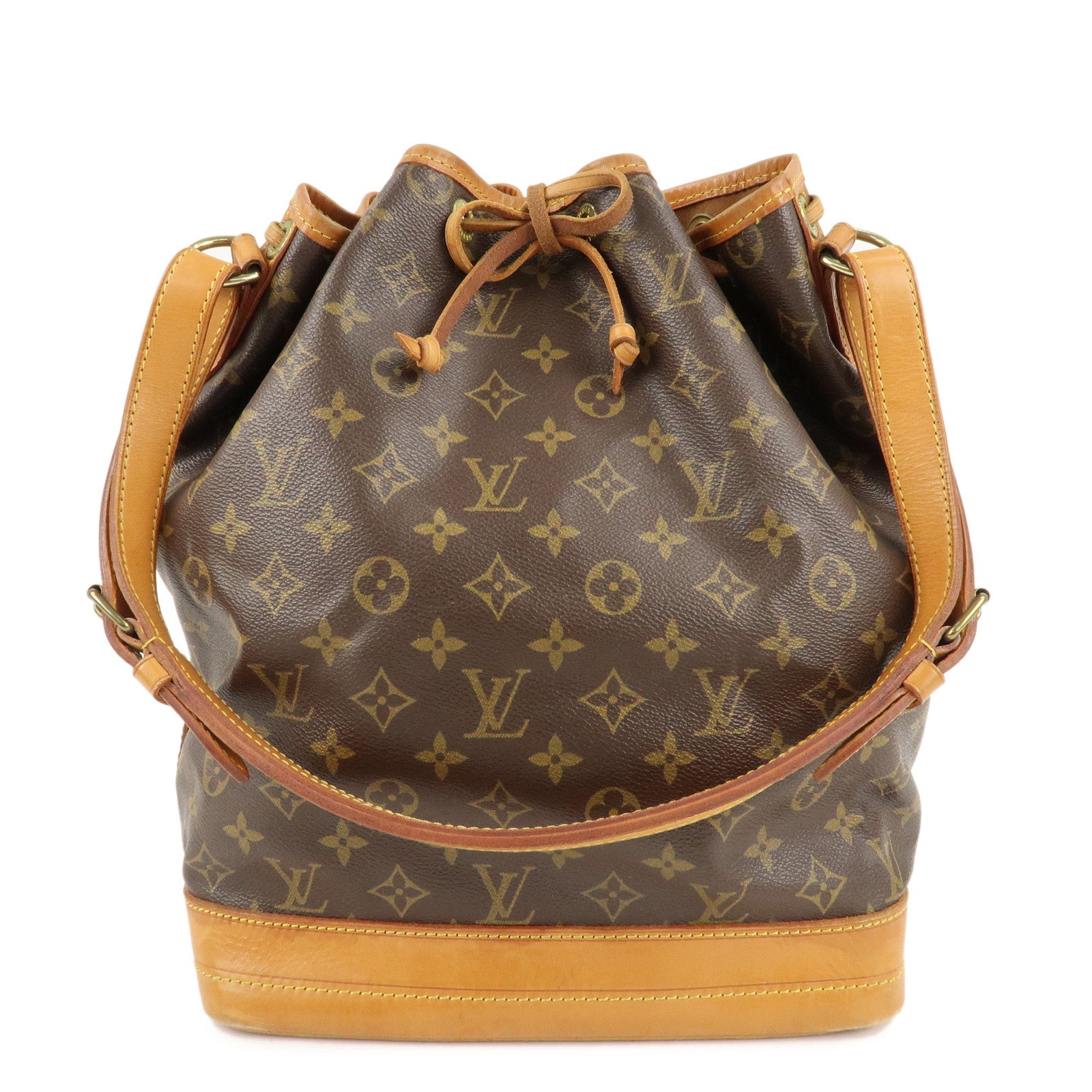 Louis-Vuitton-Monogram-Noe-Shoulder-Bag-Hand-Bag-Brown-M42224