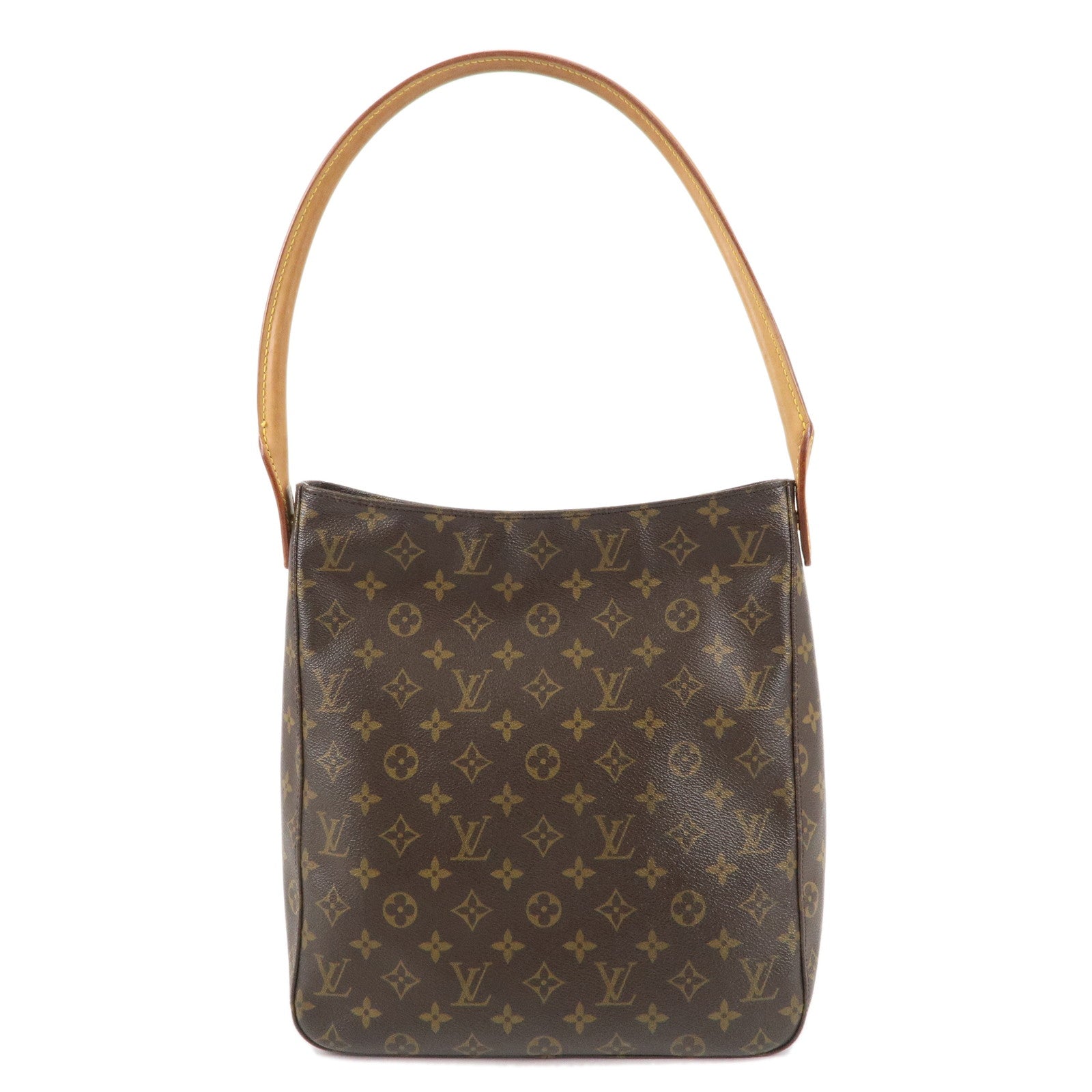 Louis-Vuitton-Monogram-Looping-GM-Shoulder-Bag-Brown-M51145