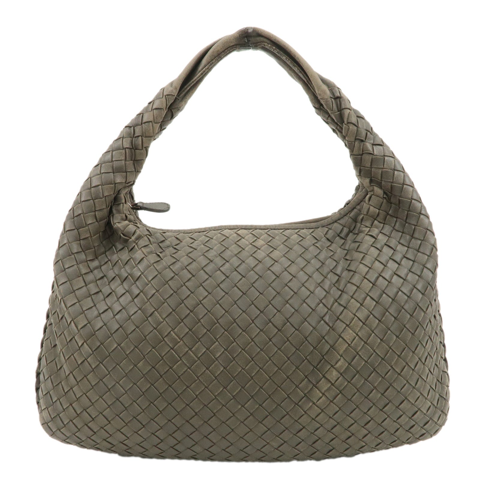 BOTTEGA-VENETA-Intrecciato-Leather-Shoulder-Bag-Moss-Green-115653