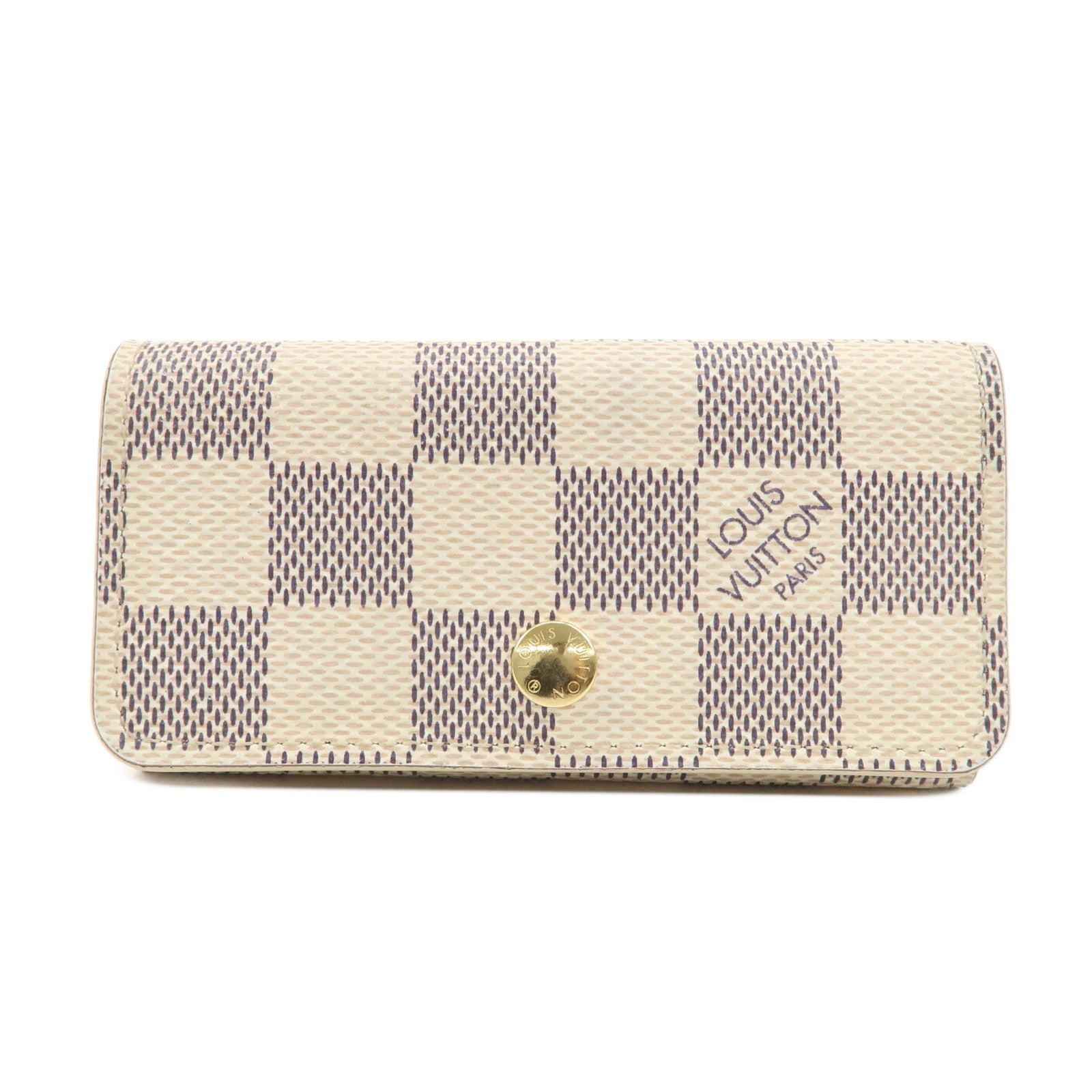 Louis-Vuitton-Damier-Azur-Multicle-4-Key-Case-N60386