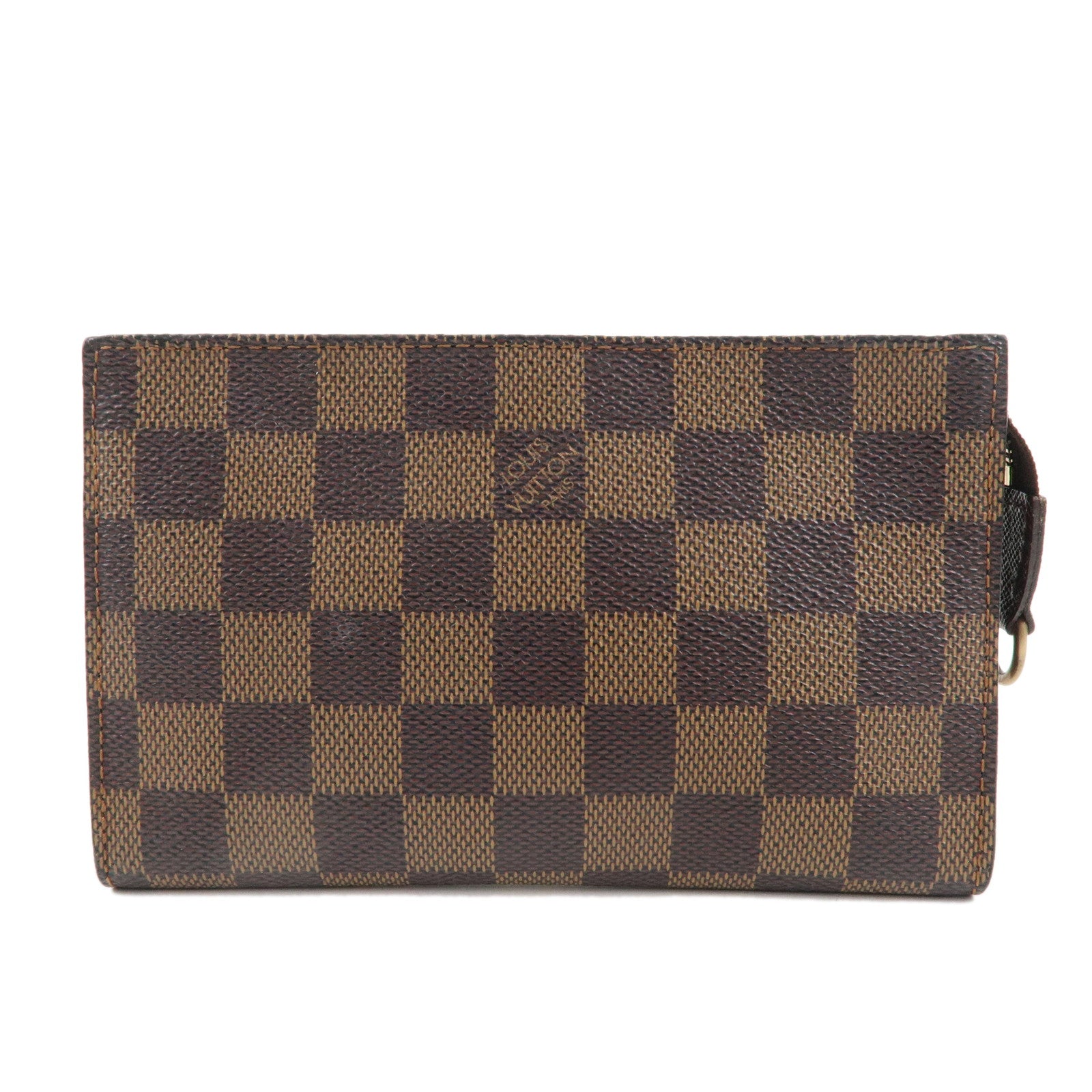 Louis Vuitton Damier Ebene Attached Pouch for Male Bag Brown