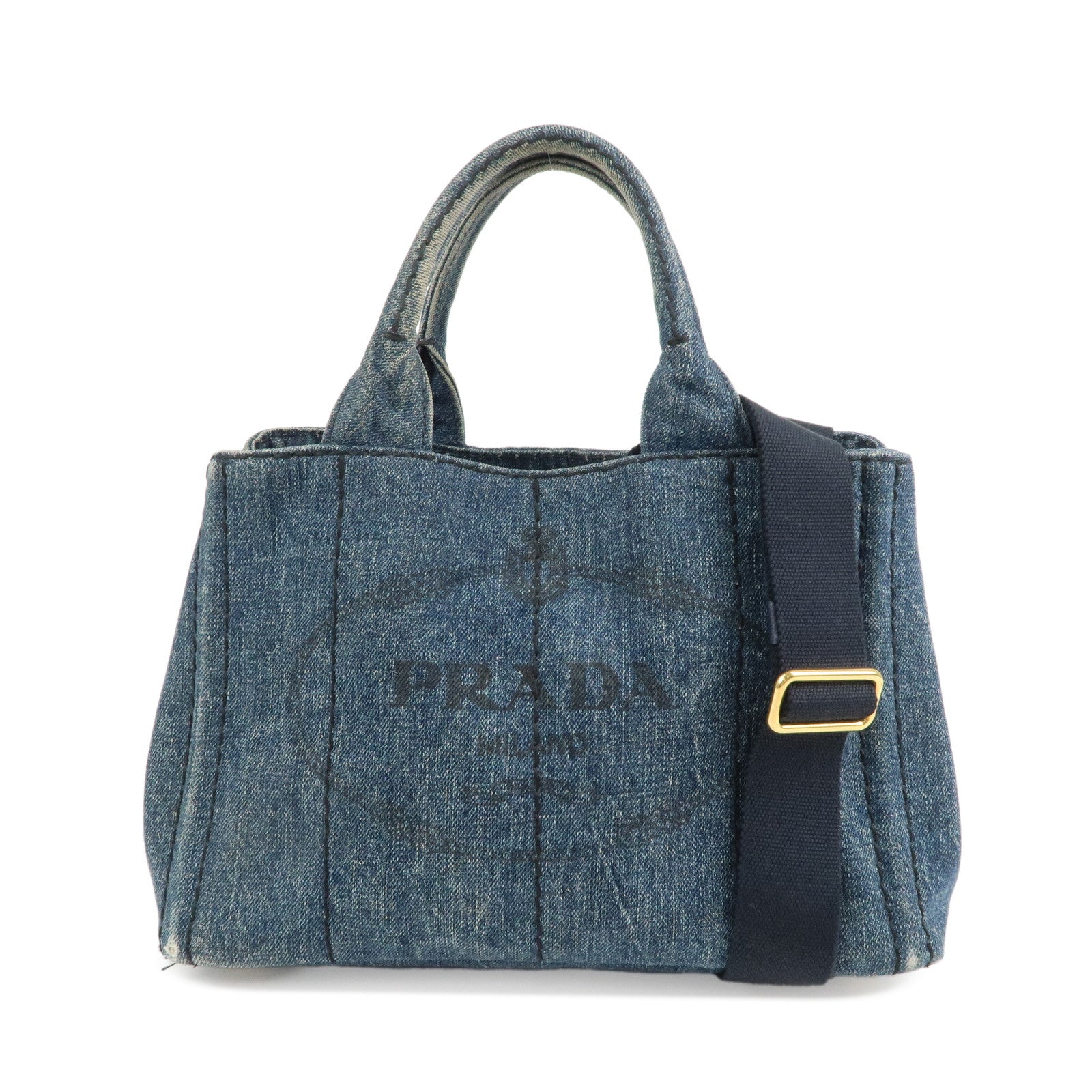 PRADA-Logo-Canapa-Mini-Canvas-2Way-Bag-Denim-Blue-1BG439