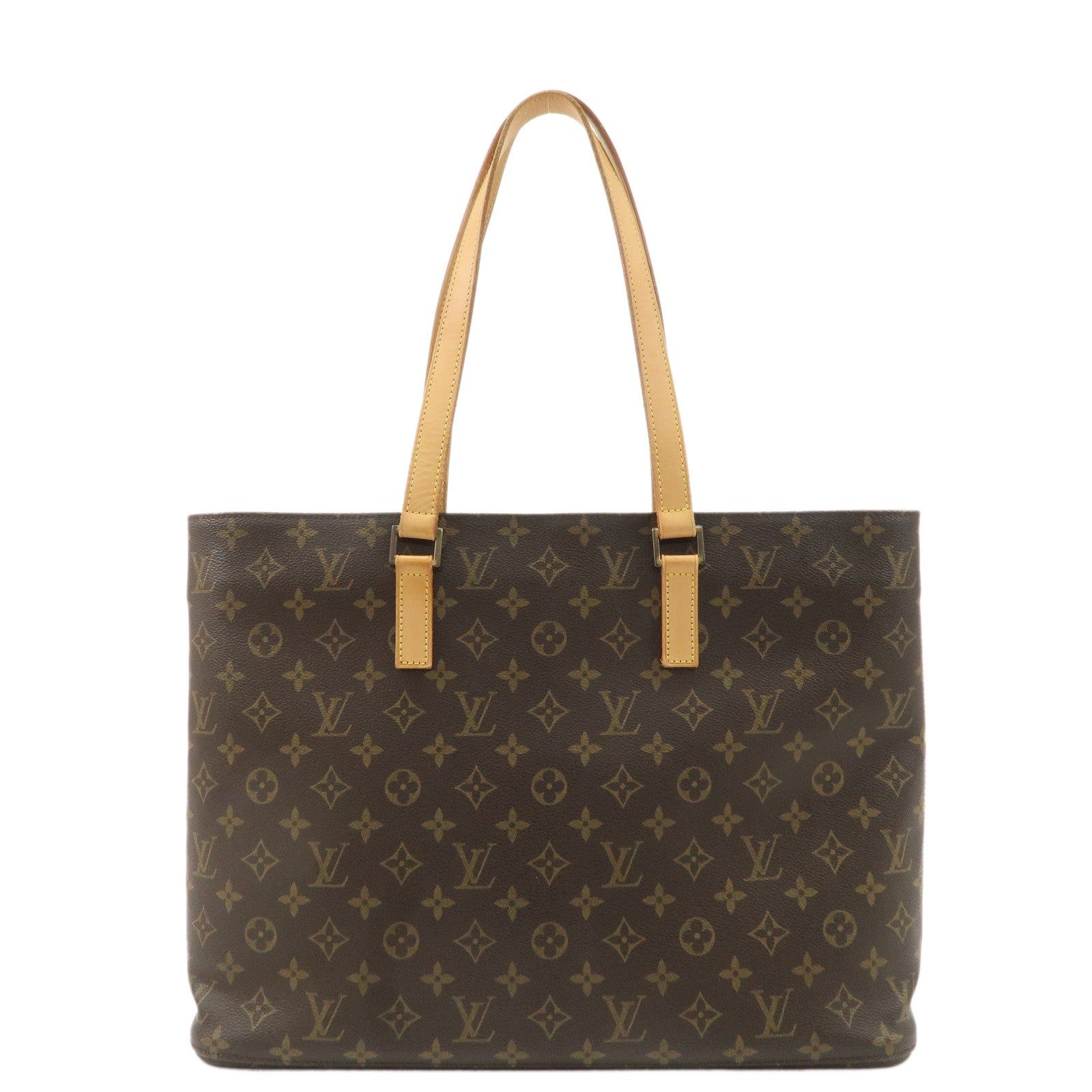 Louis-Vuitton-Monogram-Luco-Tote-Bag-Hand-Bag-Brown-M51155