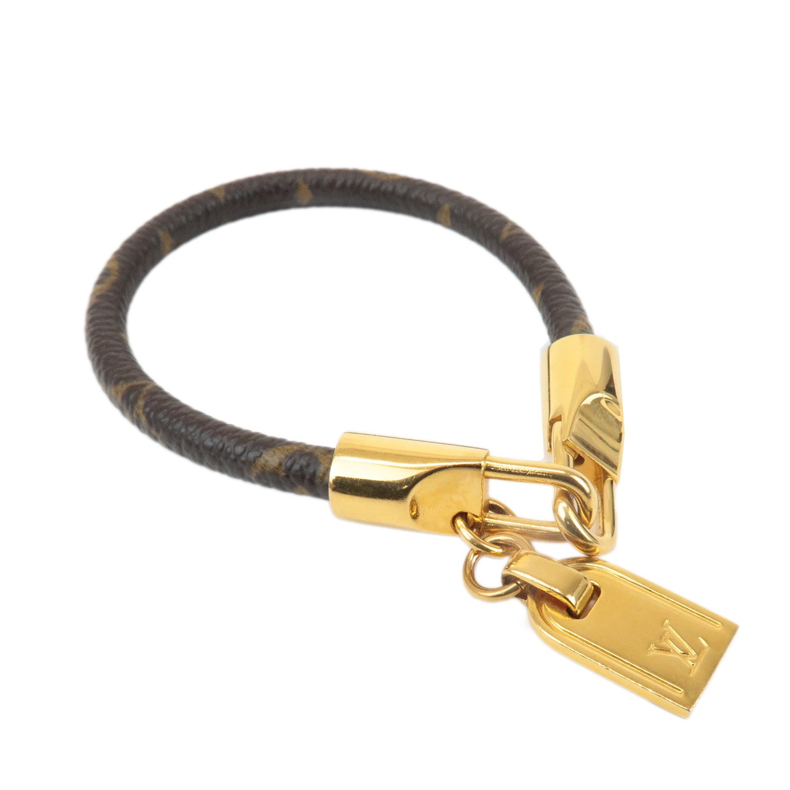 Louis-Vuitton-Monogram-Bracelet-Lock-It-Monogram-M6605F