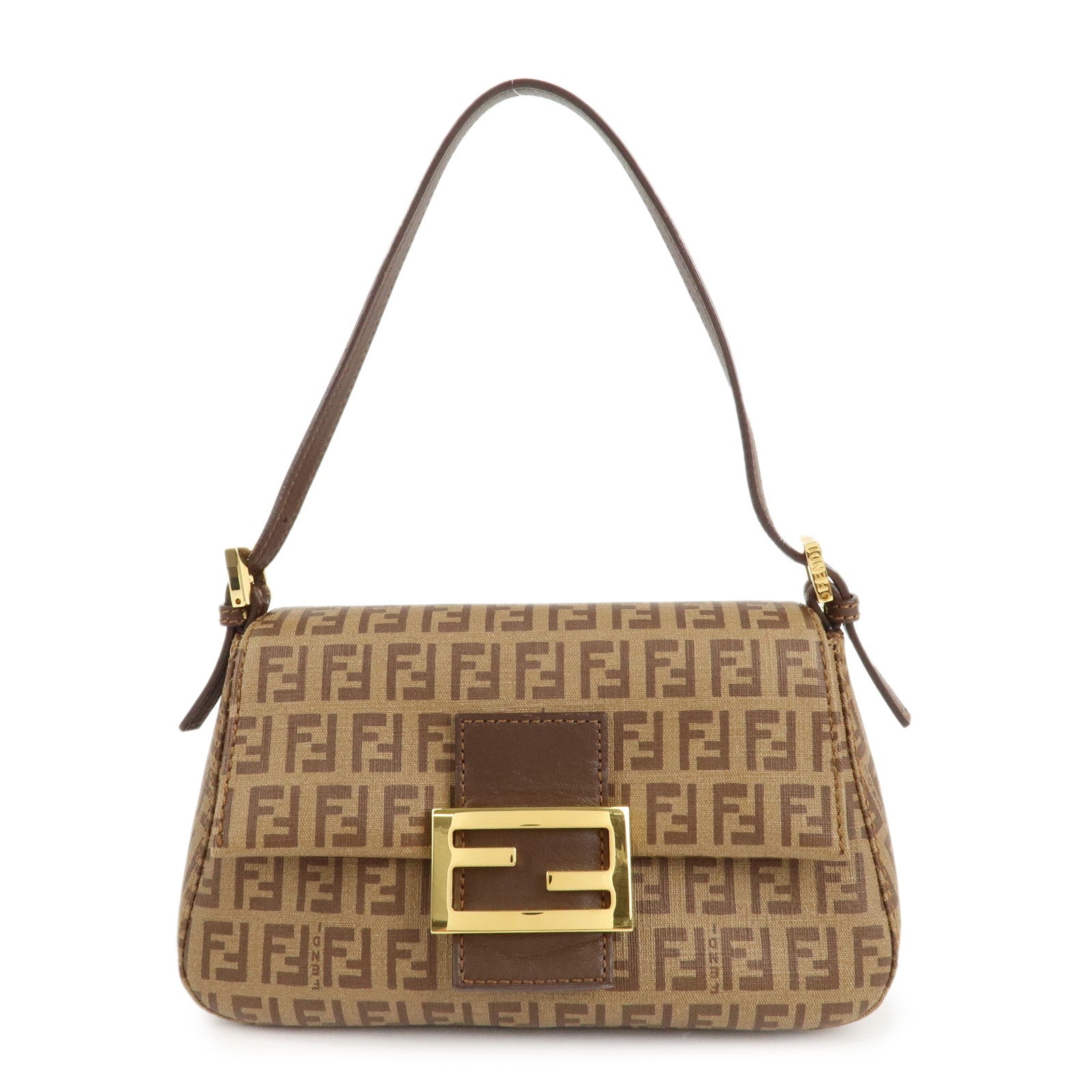 FENDI-Zucchino-Mini-Mamma-Baguette-PVC-Leather-Hand-Bag-8BR180