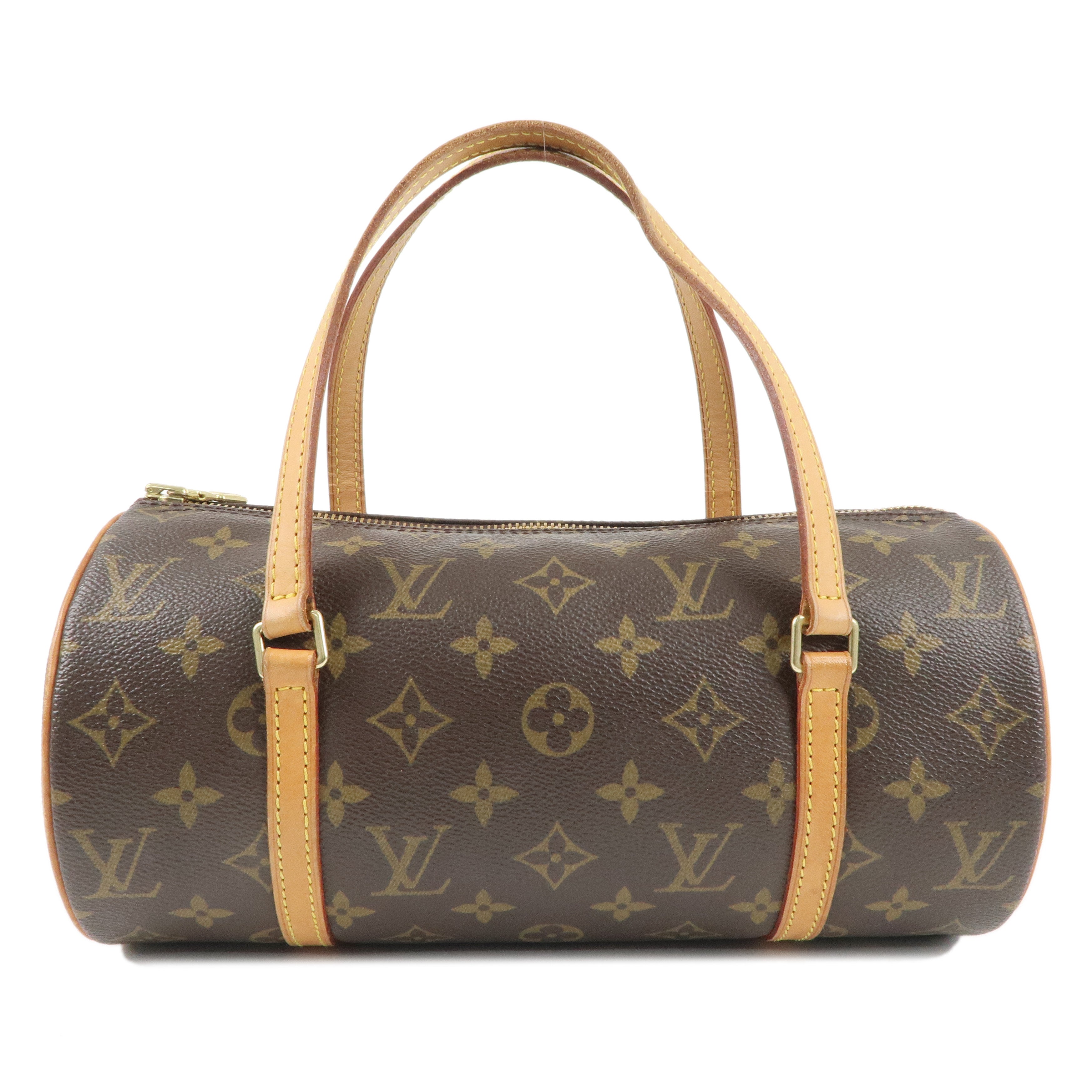 Louis Vuitton Monogram Papillon 26 Hand Bag Brown M51385