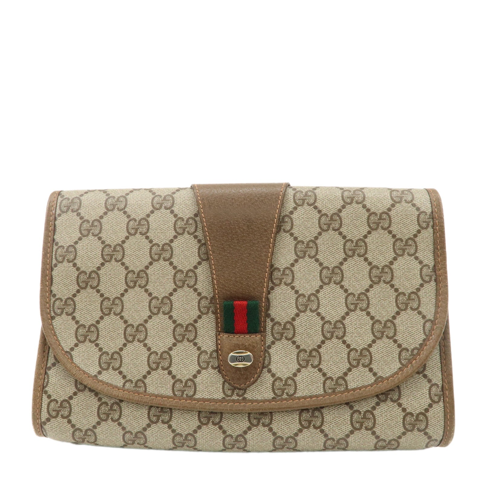 GUCCI-Old-Gucci-Sherry-GG-Plus-Leather-Clutch-Bag-89.01.030