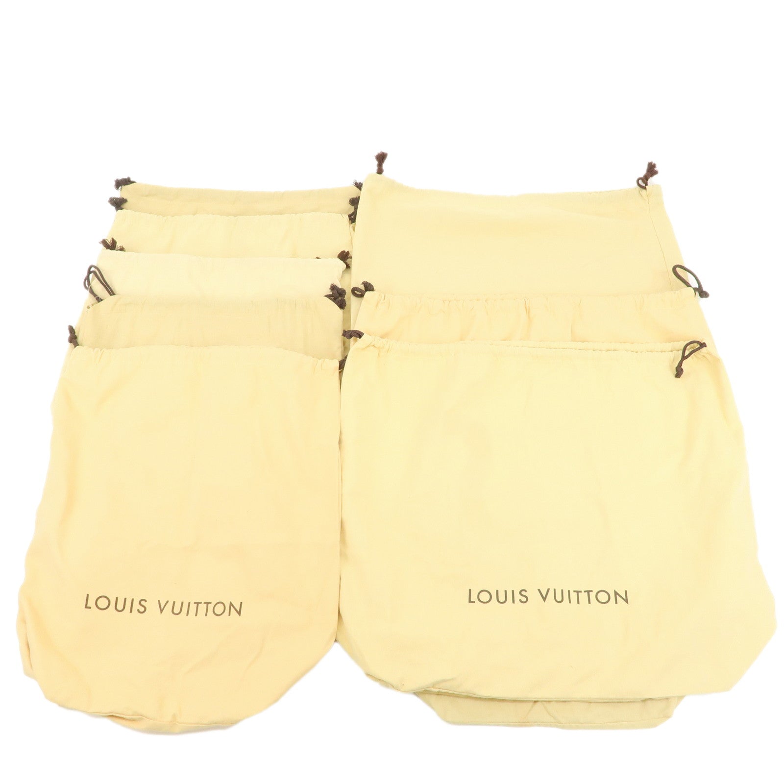 Louis-Vuitton-Set-of-8-Dust-Bag-Storage-Bag-Drawstring-Style