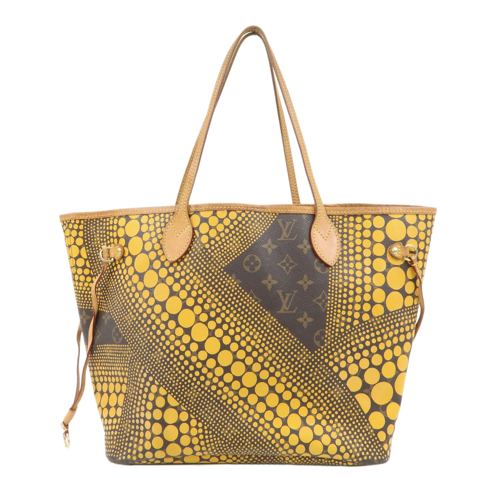 Louis-Vuitton-Yellow-Pumpkin-Dots-Yayoi-Kusama-Neverfull-MM-M40685