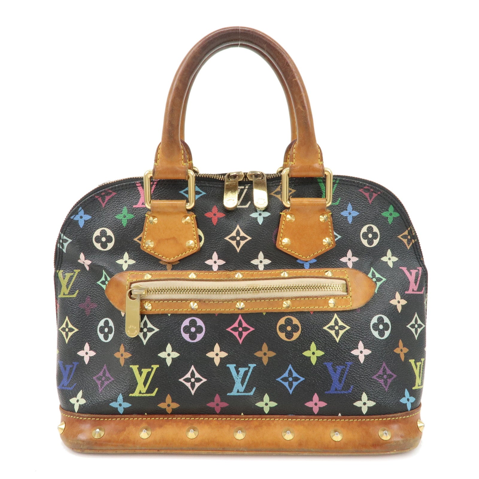 Louis-Vuitton-Monogram-Multicolor-Alma-Hand-Bag-Noir-M92646