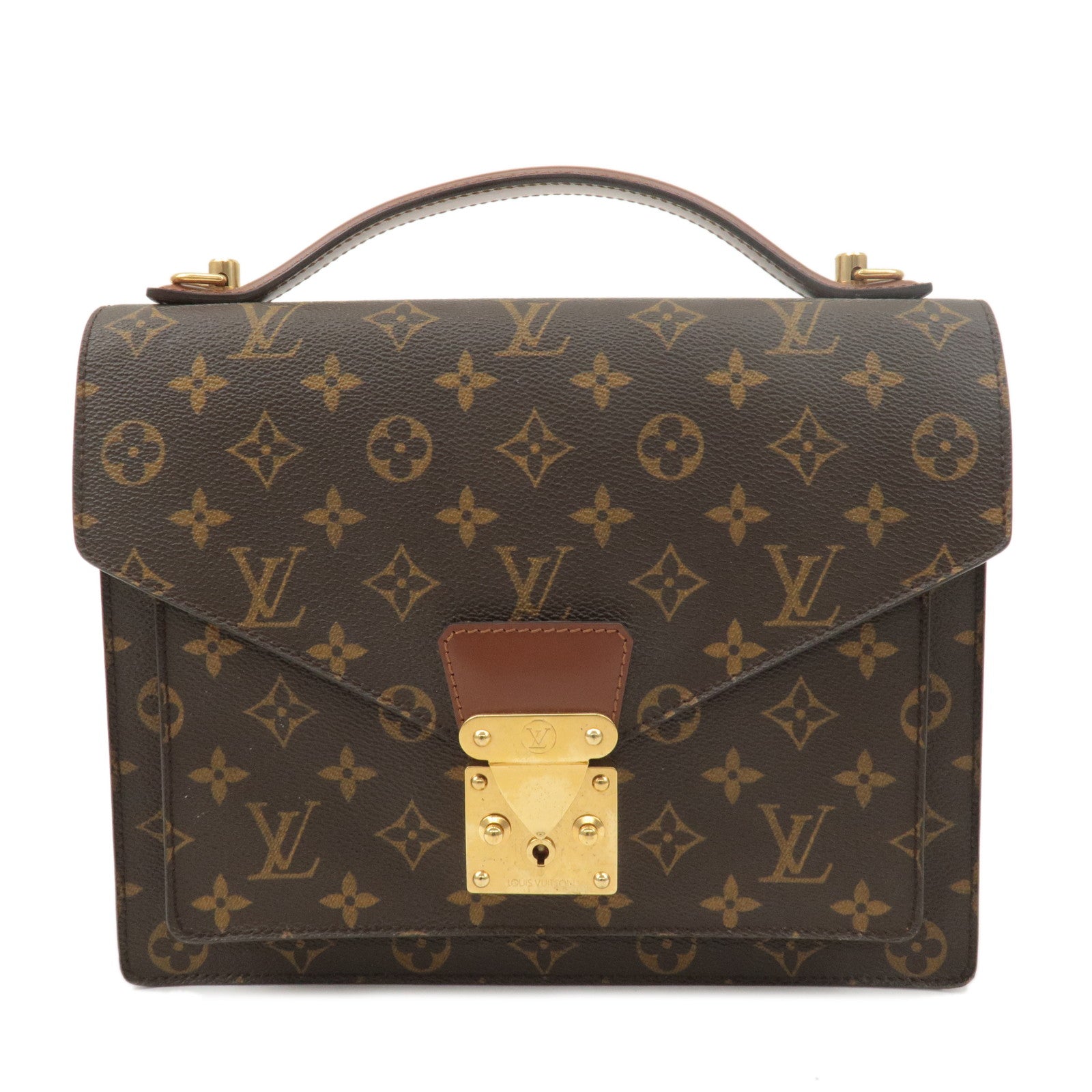 Louis Vuitton Monogram Monceau 28 Hand Bag Brief Case M51185