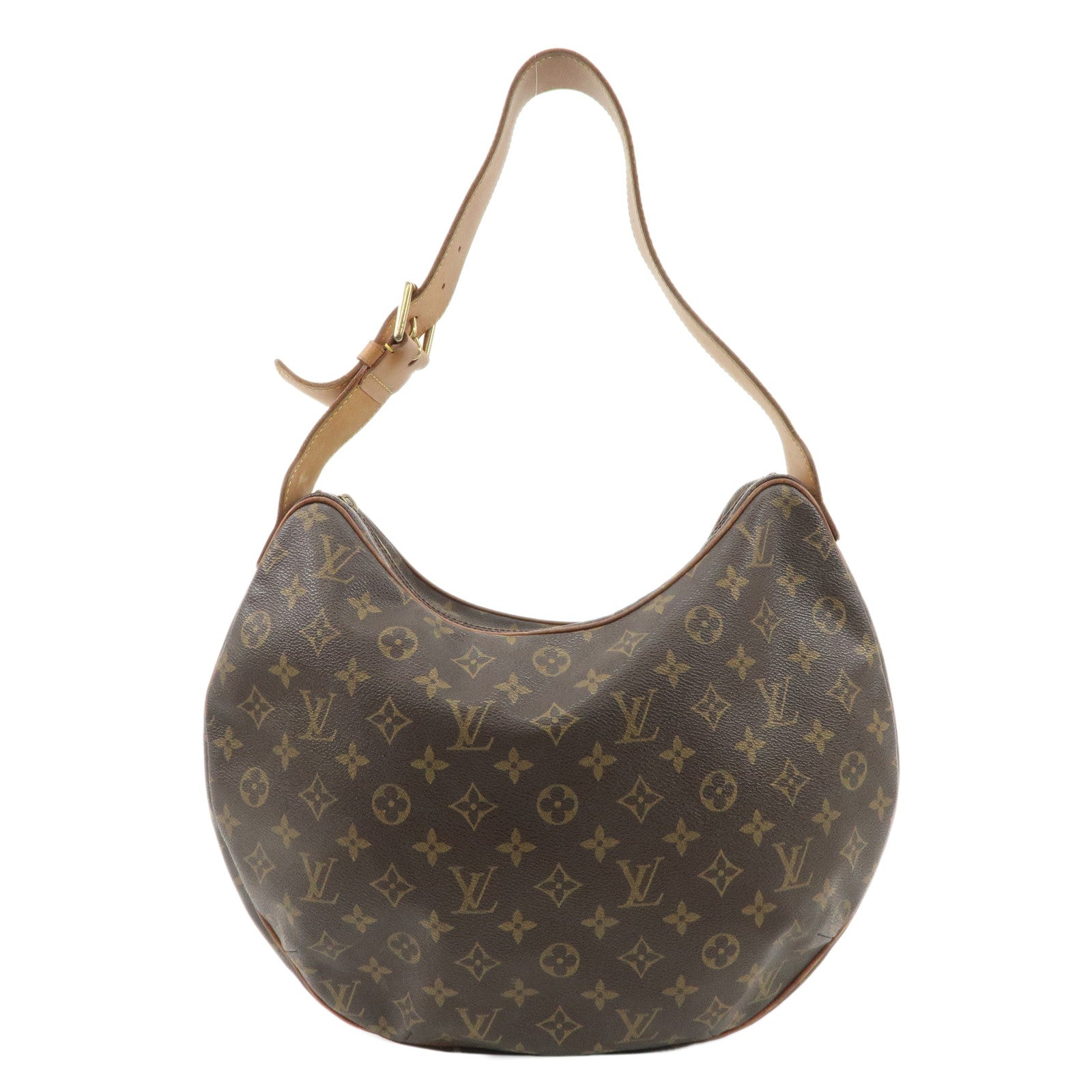 Louis-Vuitton-Monogram-Croissant-GM-Shoulder-Bag-Brown-M51511