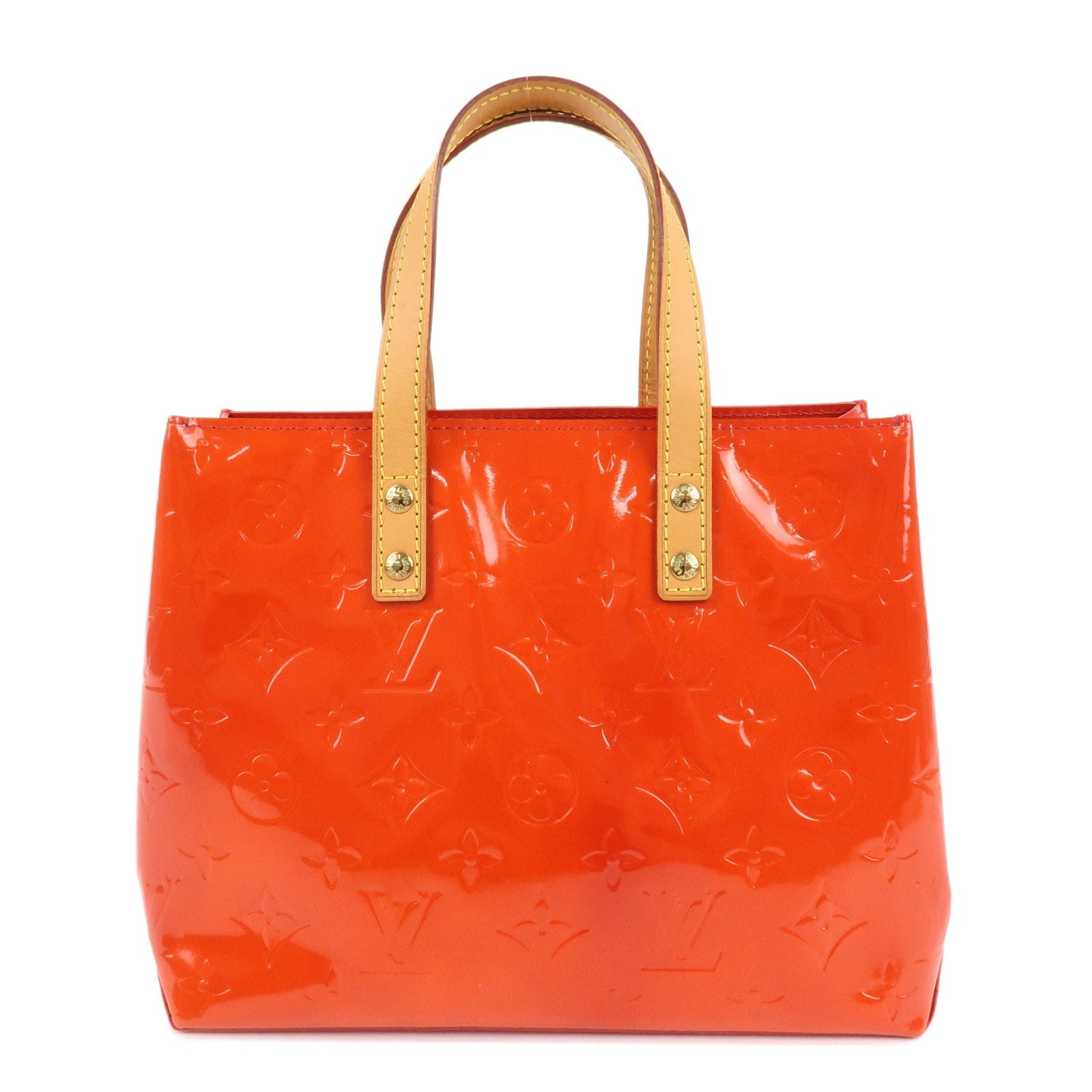 Louis-Vuitton-Monogram-Vernis-Lead-PM-Hand-Bag-Rouge-M91088