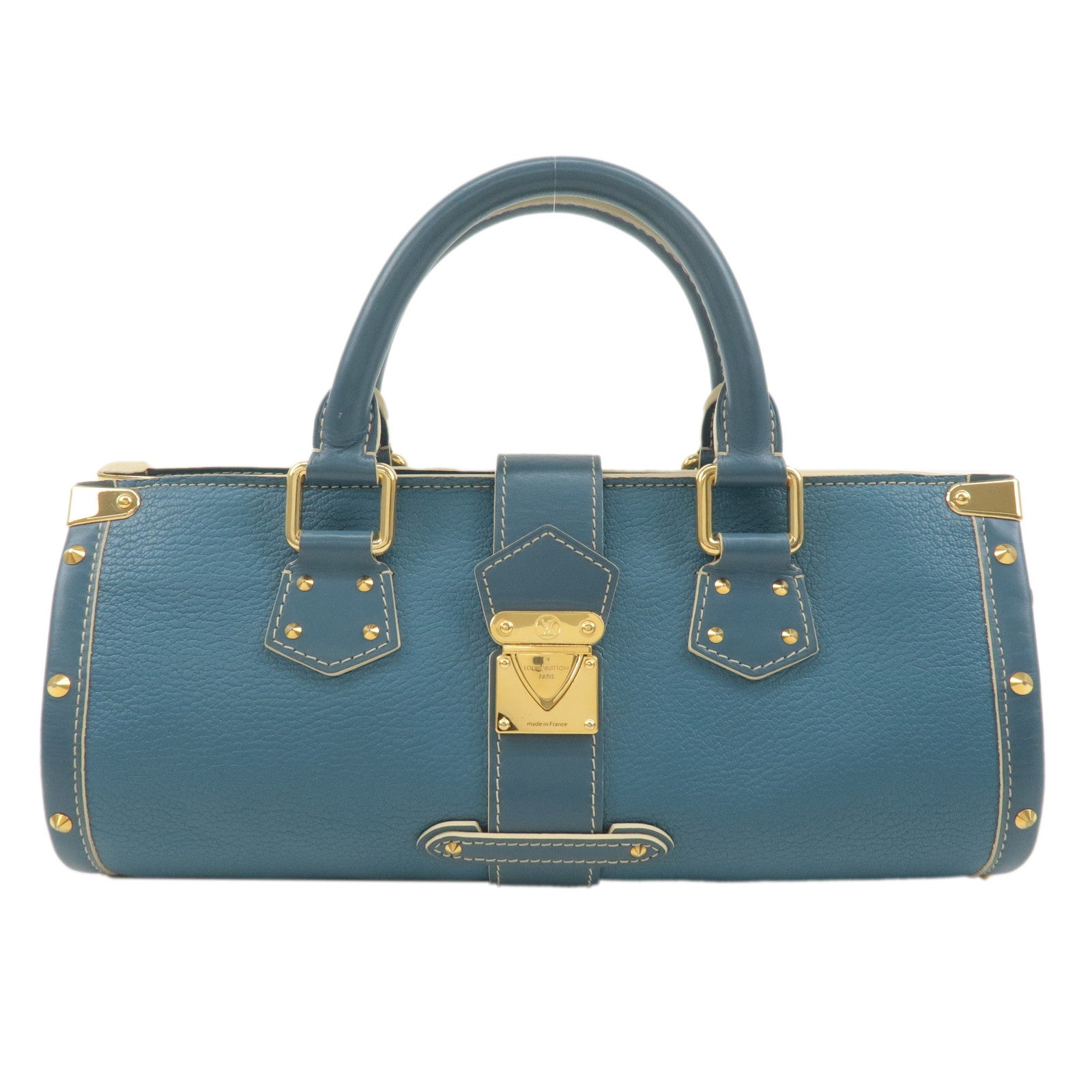 Louis Vuitton Suhali Leather Epanoui GM Hand Bag Light Blue