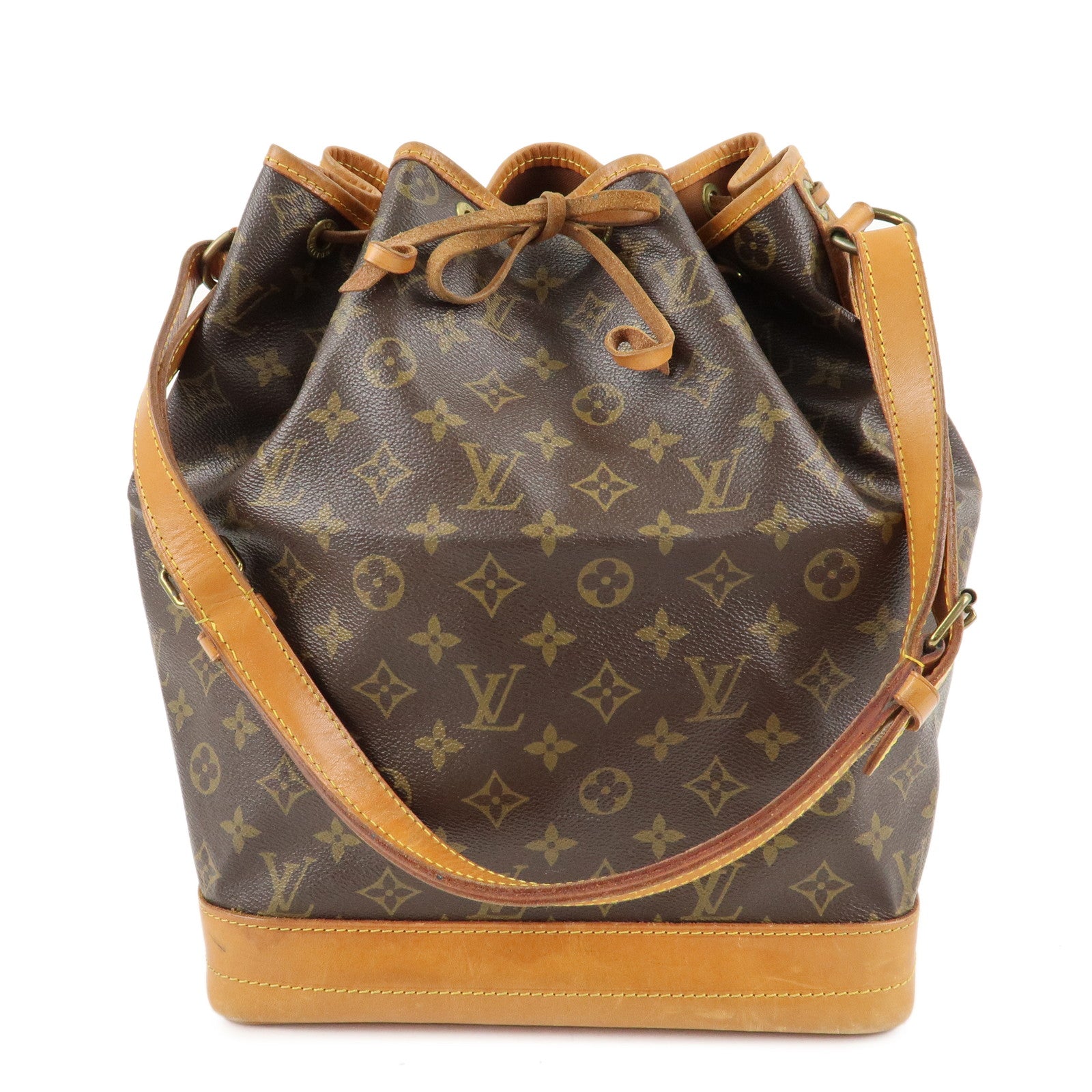 Louis-Vuitton-Monogram-Noe-Shoulder-Bag-Hand-Bag-Brown-M42224